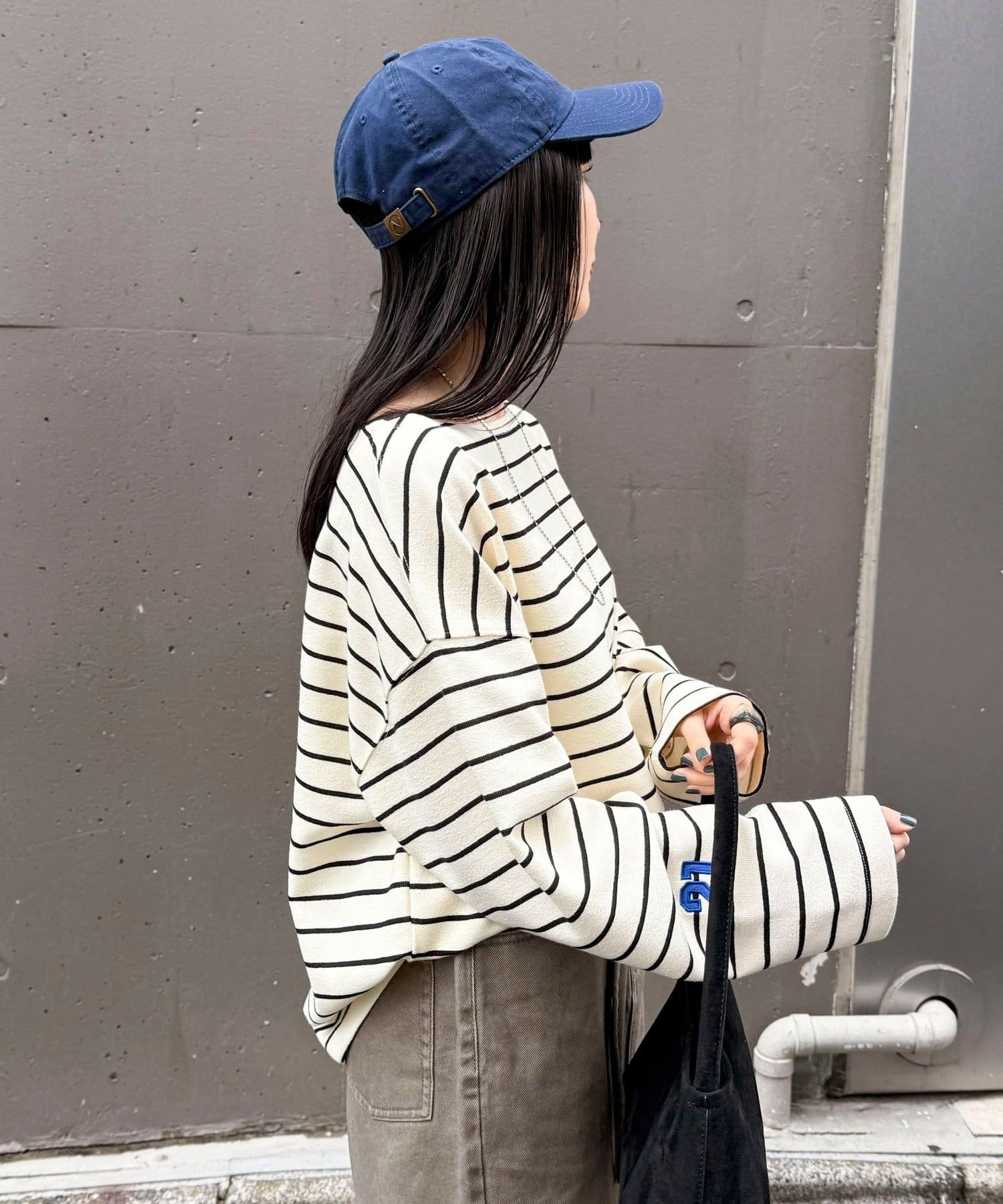 FREDY & GLOSTER(フレディ アンド グロスター) ニットソーボーダーBIGプルオーバー