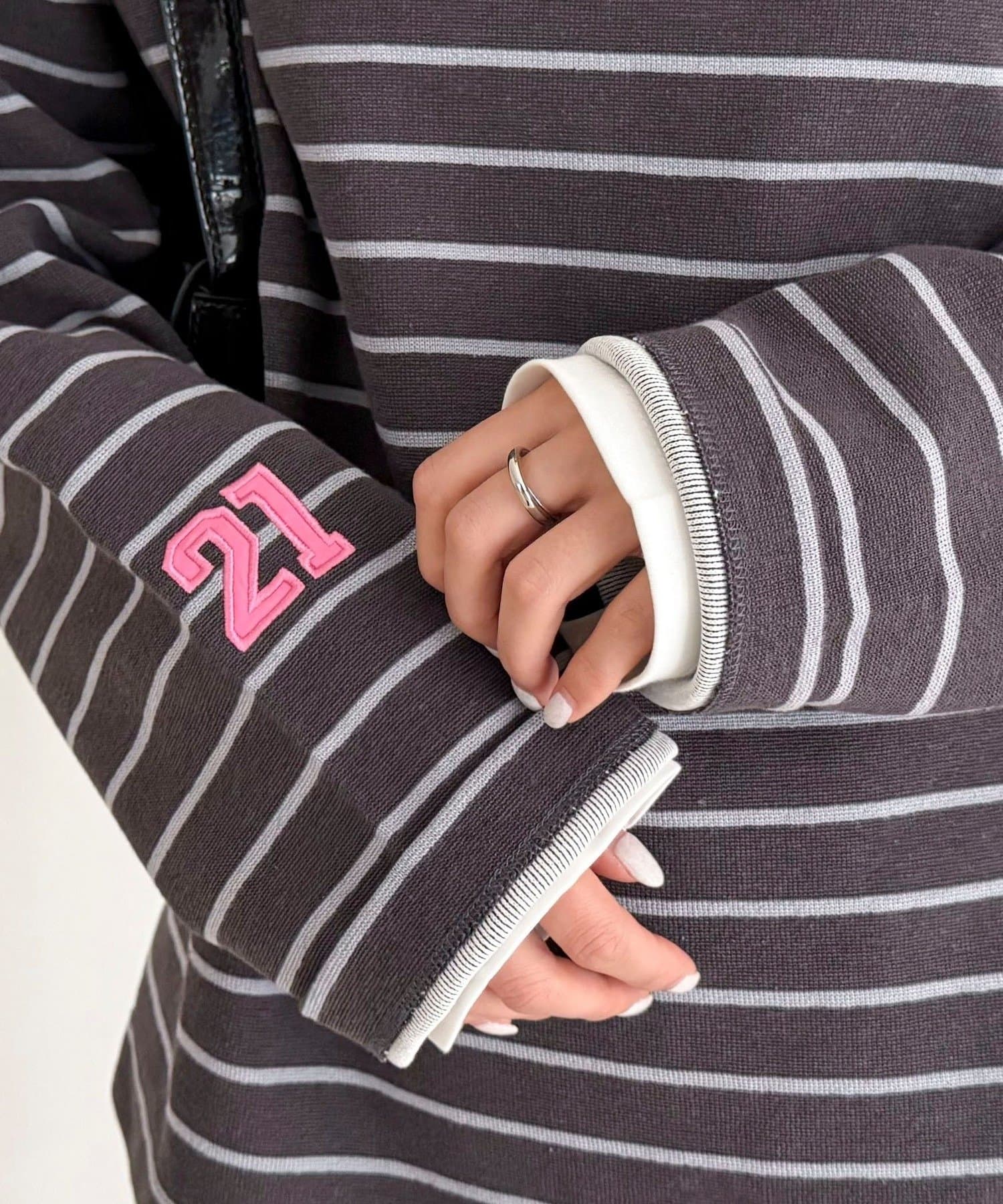 FREDY & GLOSTER(フレディ アンド グロスター) ニットソーボーダーBIGプルオーバー