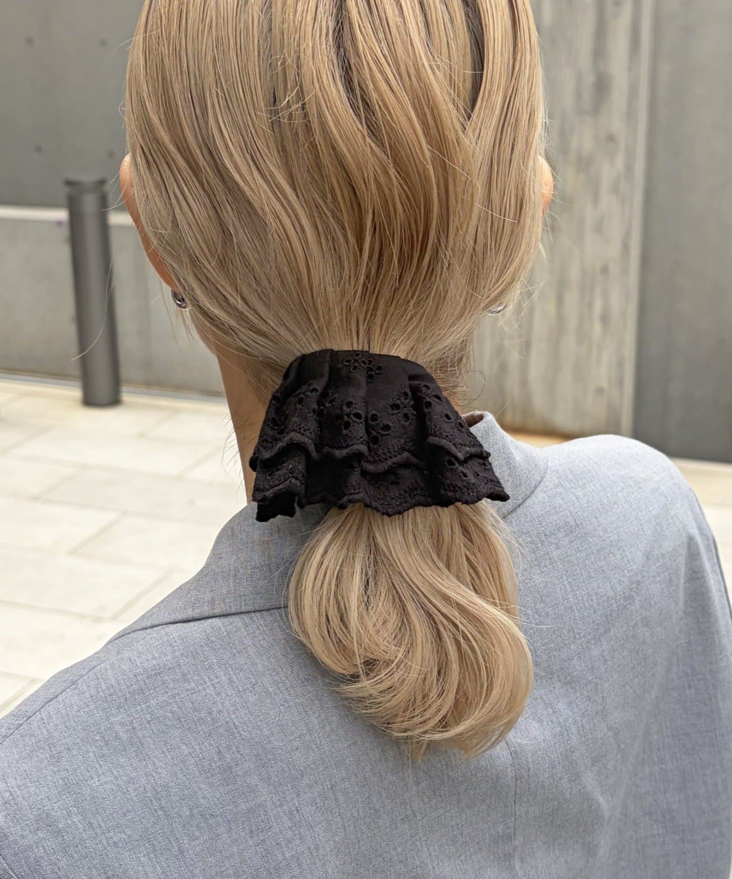 Lattice(ラティス) 【2/12 12:00~販売開始】【kim企画】コットンレースロールヘアカフ