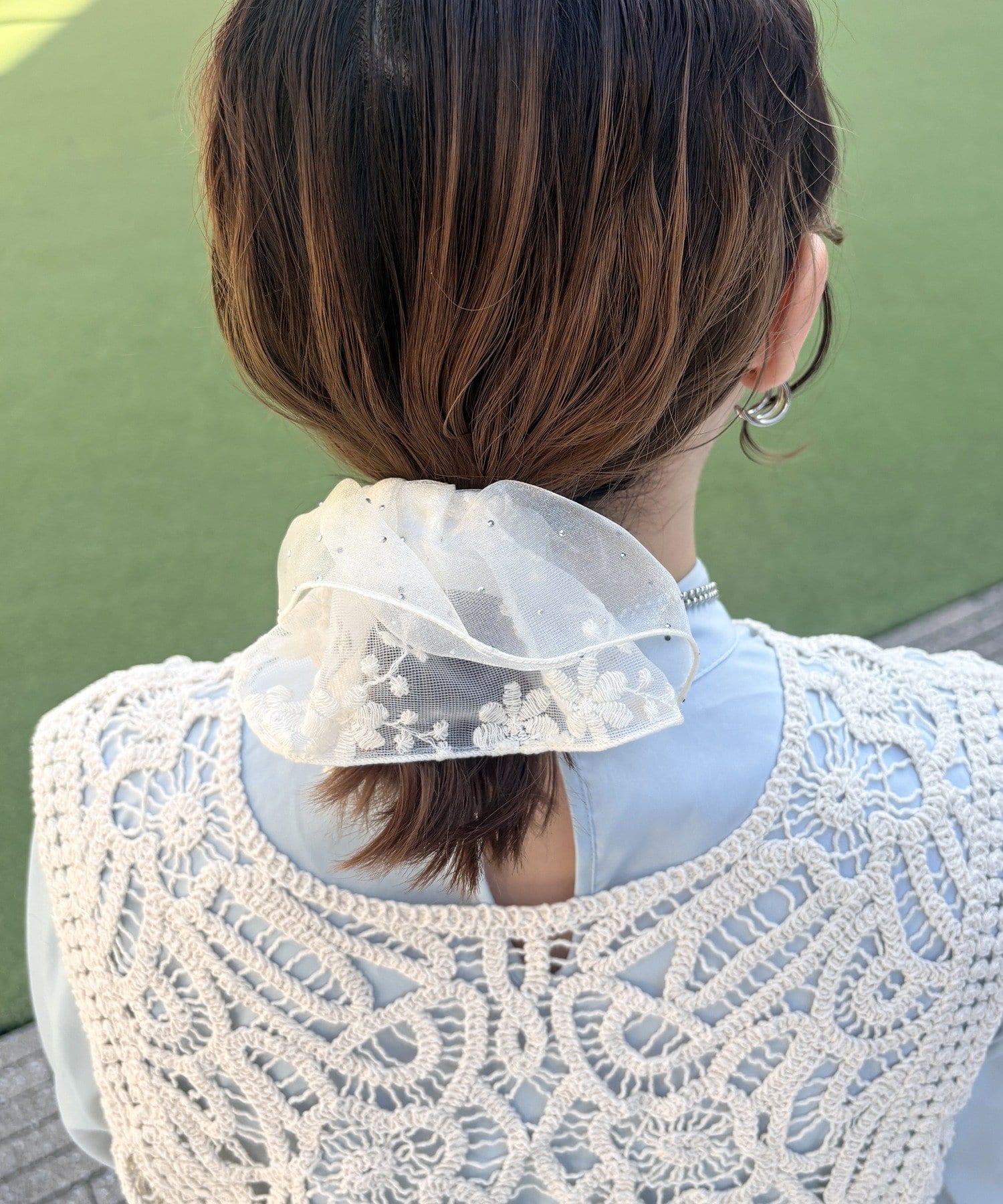 Lattice(ラティス) 【2/12 12:00~販売】【sango企画】シアーストーン付きロールヘアカフ