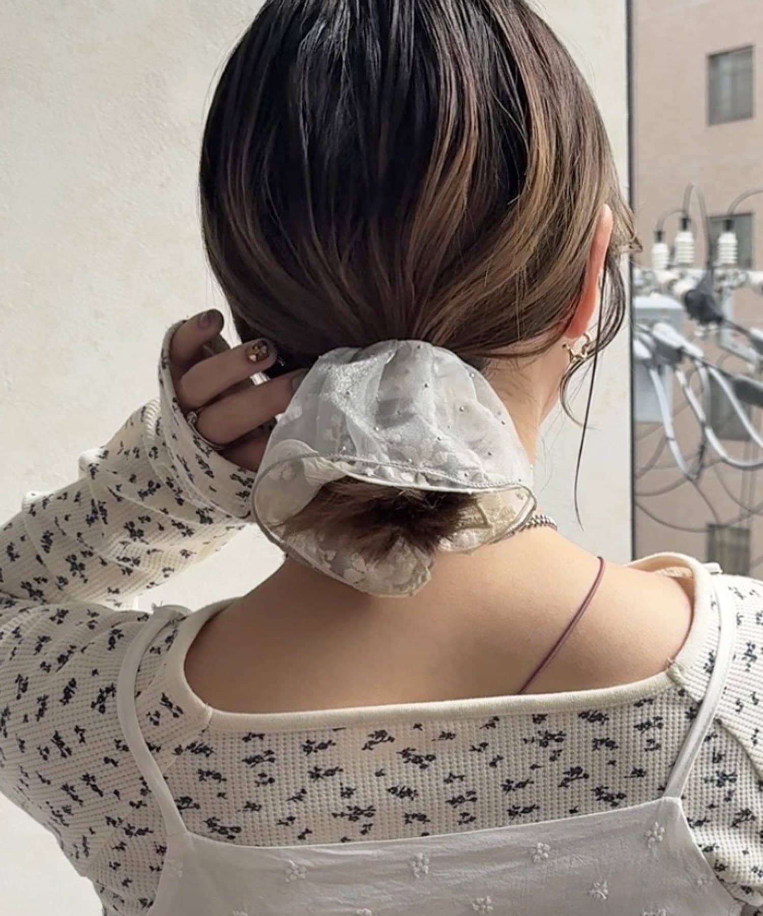 Lattice(ラティス) 【2/12 12:00~販売】【sango企画】シアーストーン付きロールヘアカフ