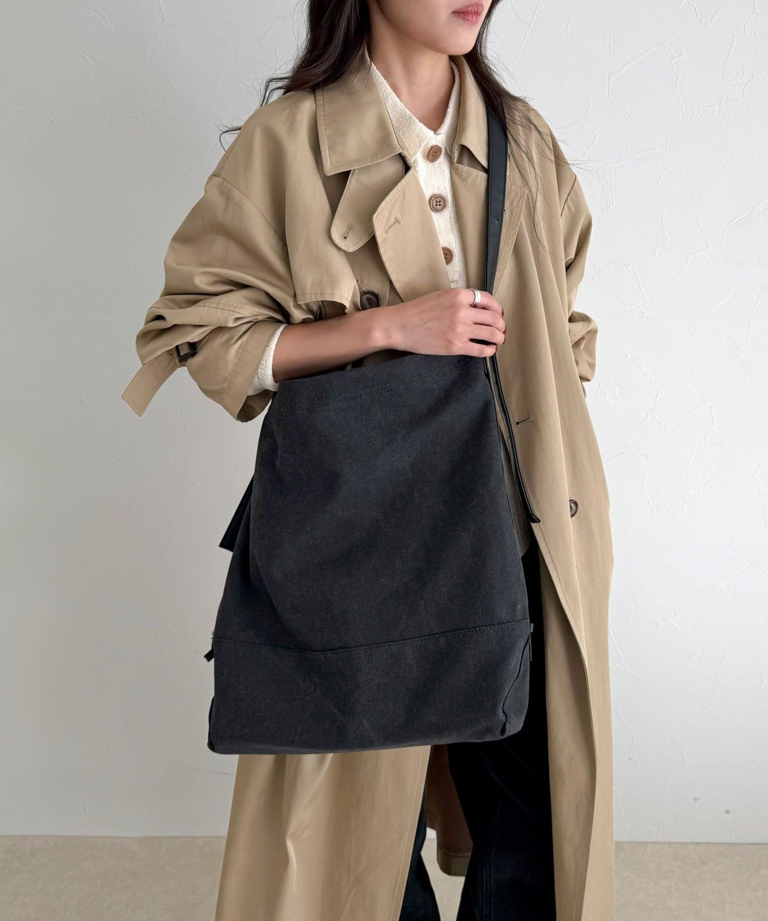 FREDY & GLOSTER(フレディ アンド グロスター) キャンバスビッグショルダーバッグ