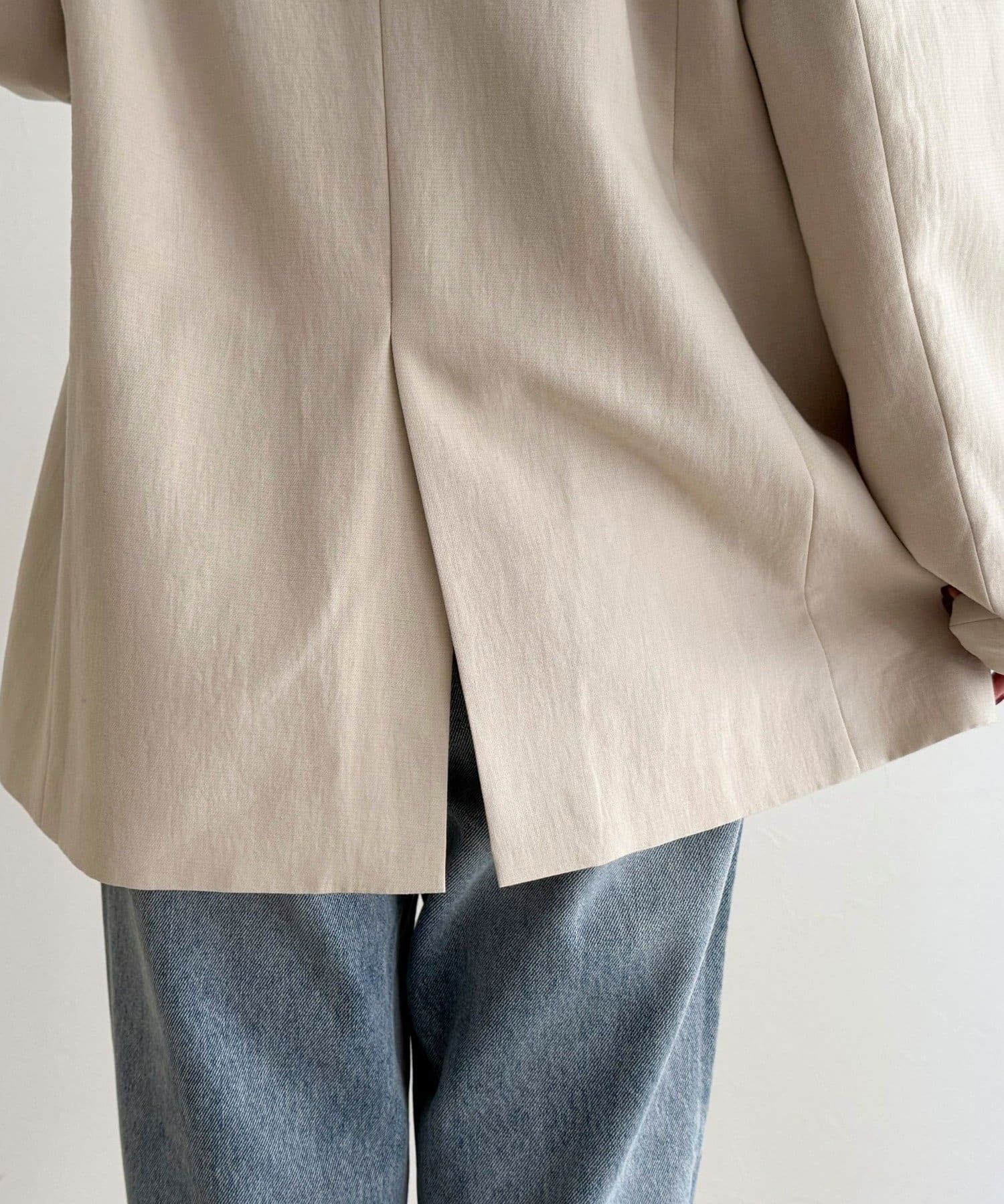 FREDY & GLOSTER(フレディ アンド グロスター) リネン混ラチネオーバージャケット