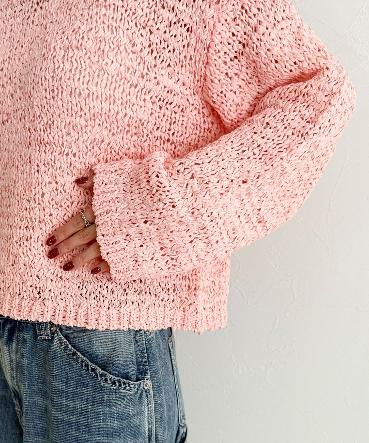 FREDY & GLOSTER(フレディ アンド グロスター) テープヤーンニットプルオーバー