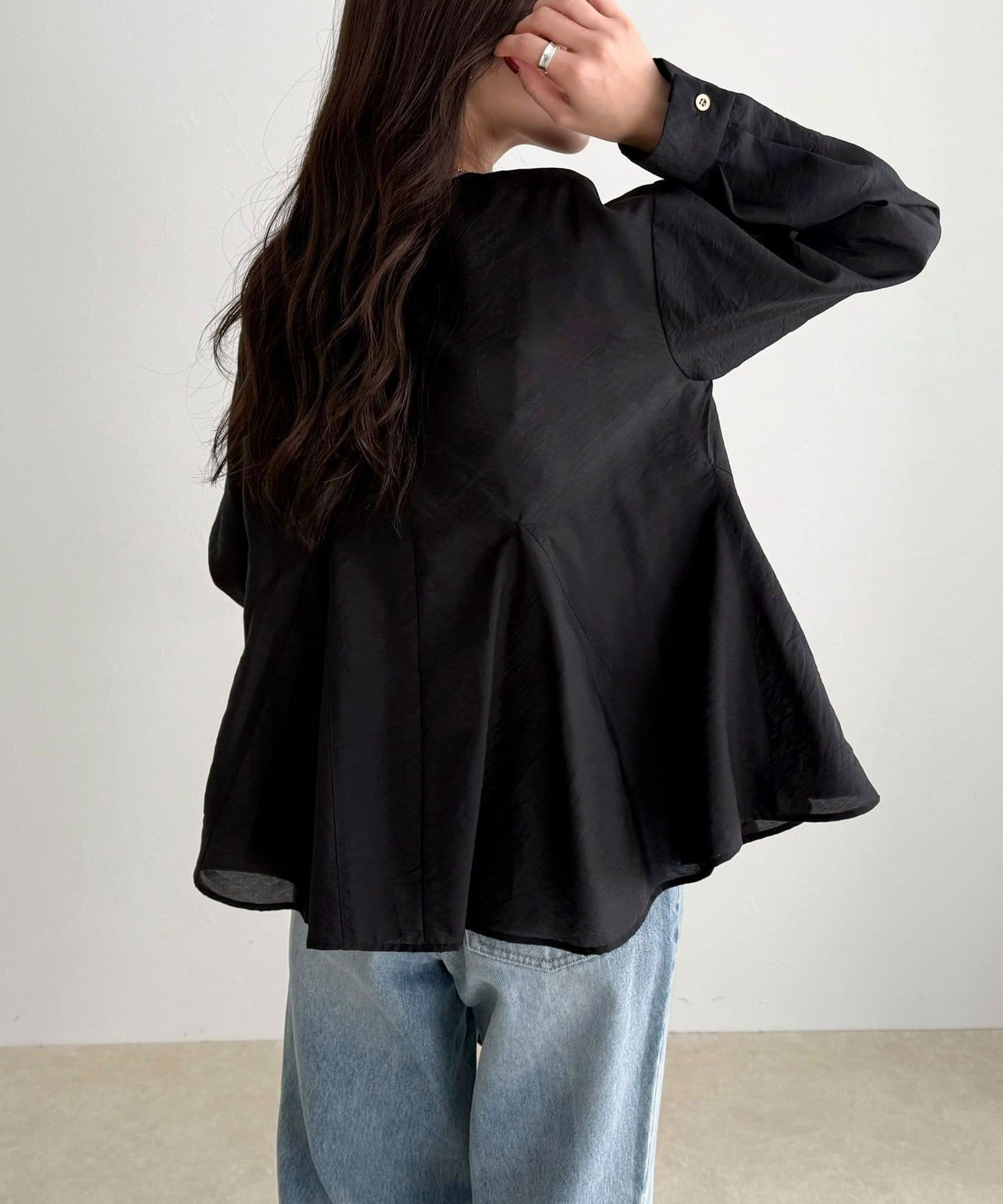 FREDY & GLOSTER(フレディ アンド グロスター) ペプラムシアーボリュームブラウス