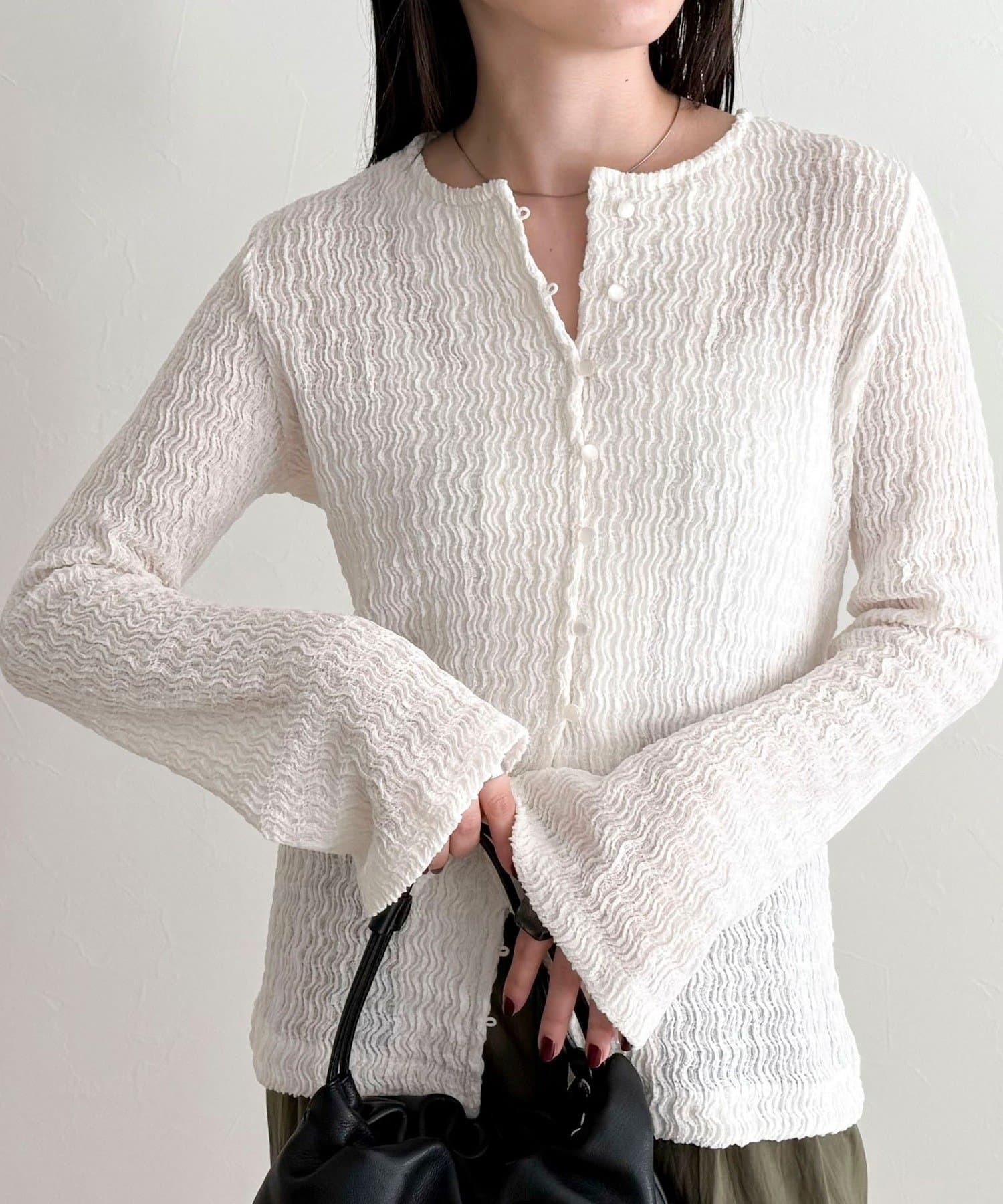 FREDY & GLOSTER(フレディ アンド グロスター) シャーリングカットブラウス