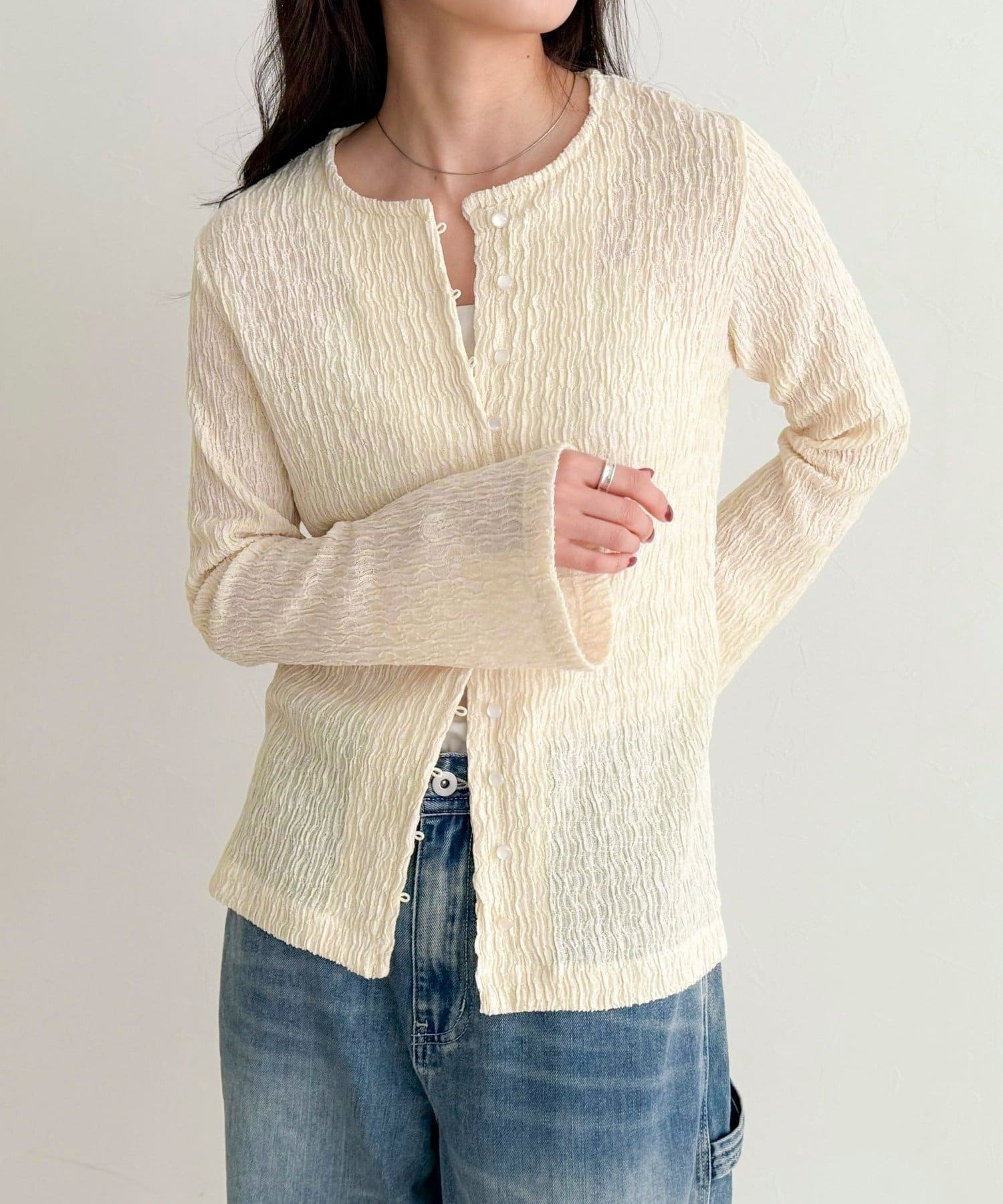 FREDY & GLOSTER(フレディ アンド グロスター) シャーリングカットブラウス