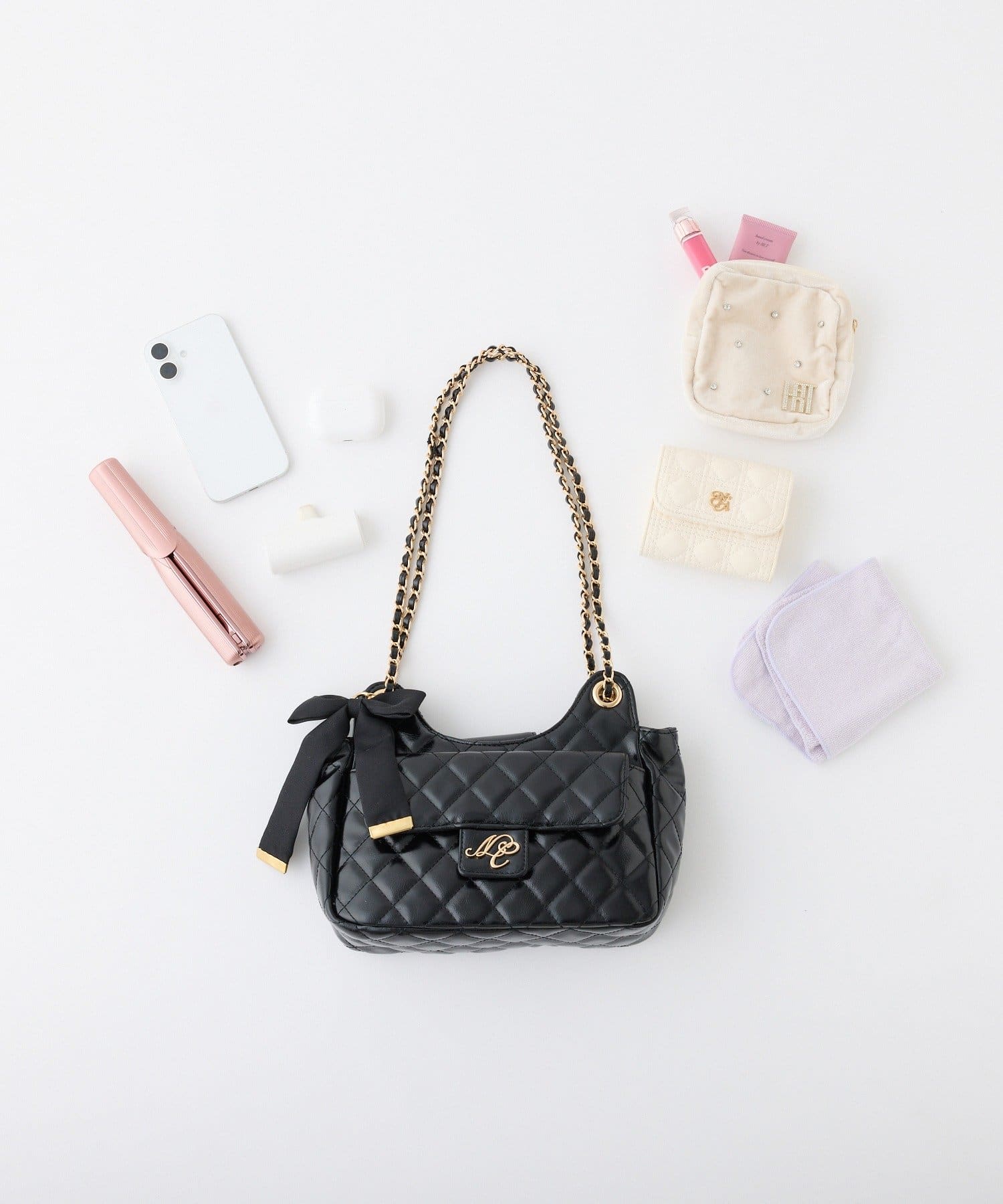 one after another NICE CLAUP(ワンアフターアナザー ナイスクラップ) チェーンショルダー２WAYバッグ