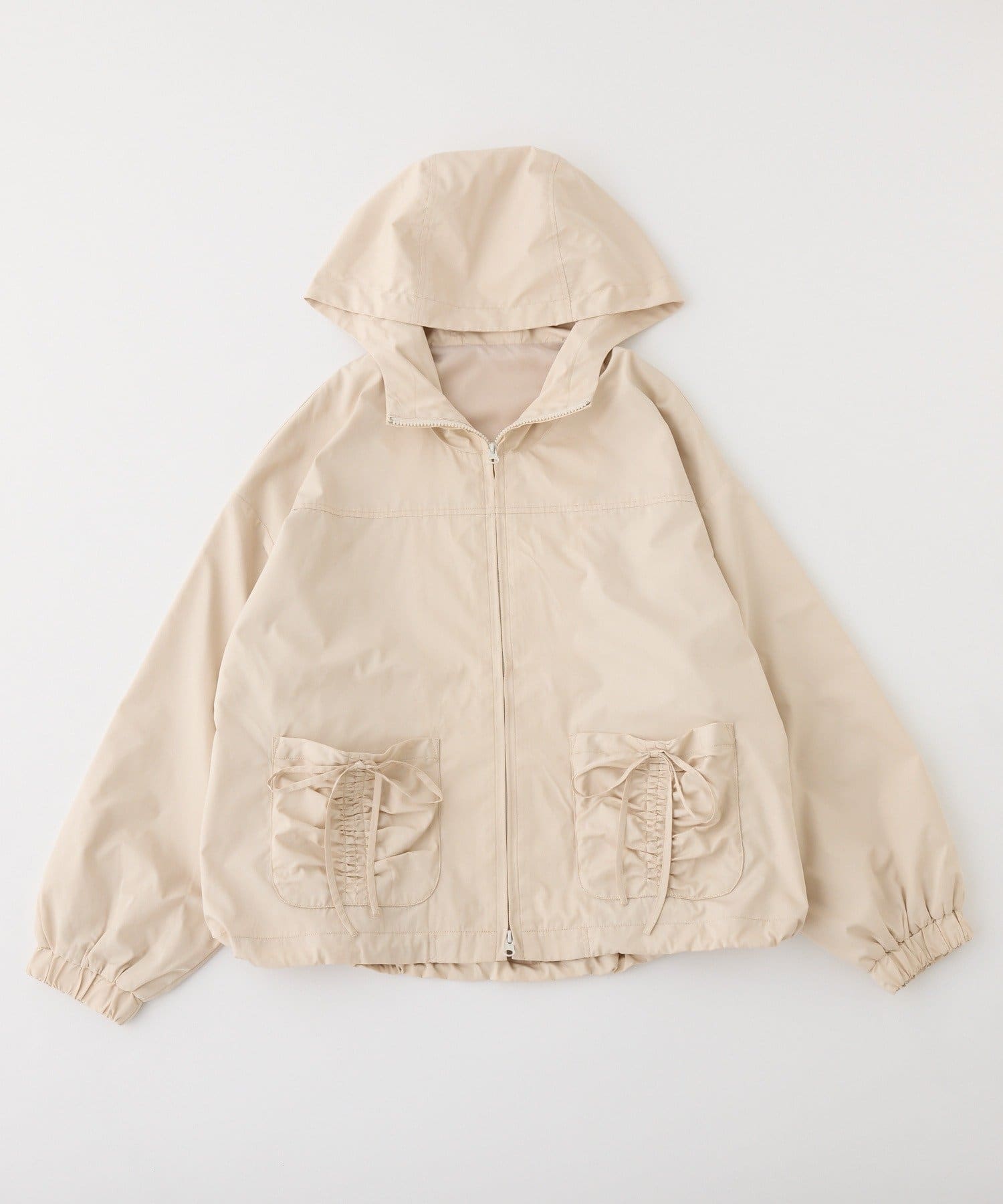 one after another NICE CLAUP(ワンアフターアナザー ナイスクラップ) ドロストリボンポケット付きマンパ