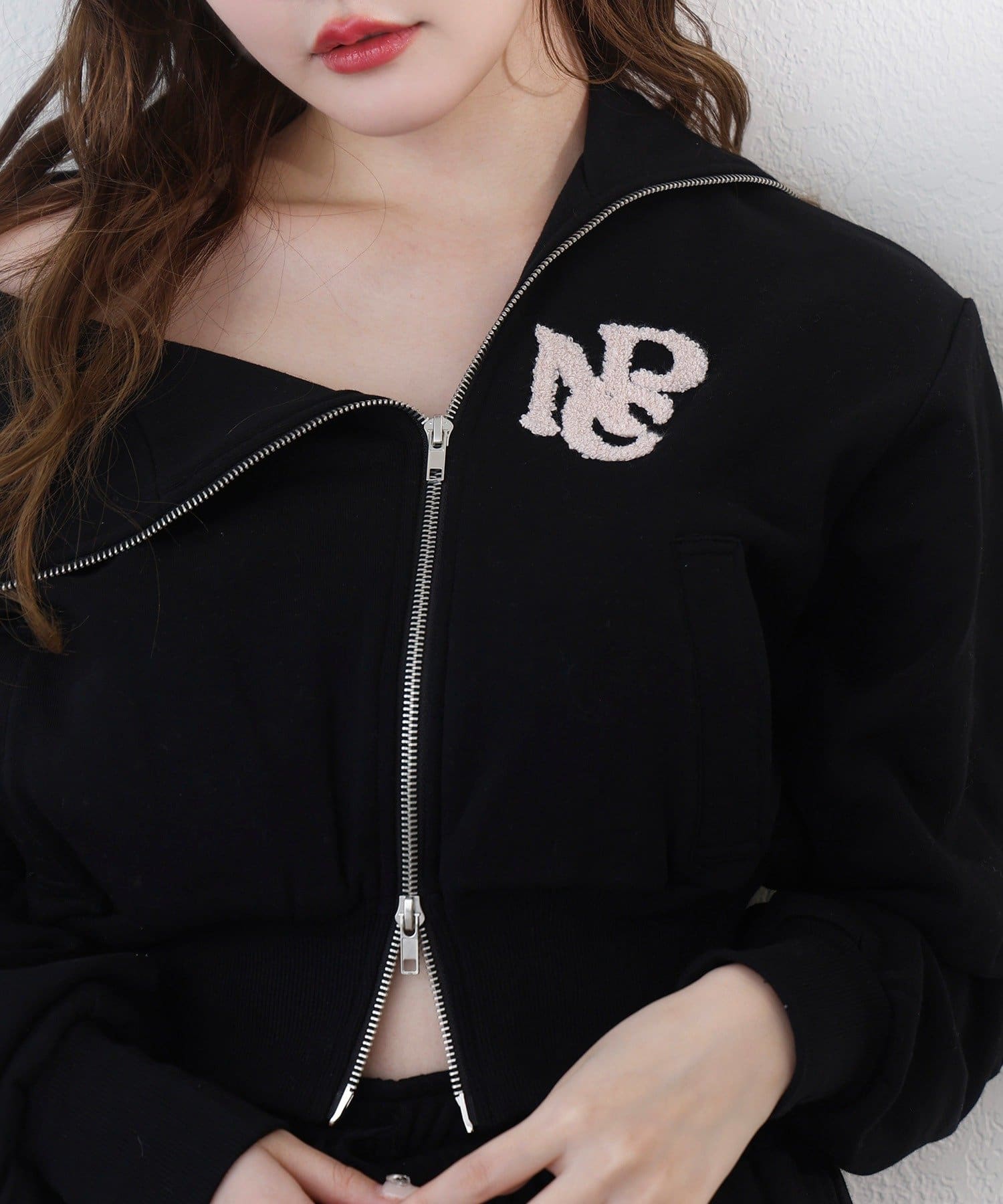 one after another NICE CLAUP(ワンアフターアナザー ナイスクラップ) 【セットアップ可能】セーラーカラーロゴスウェット