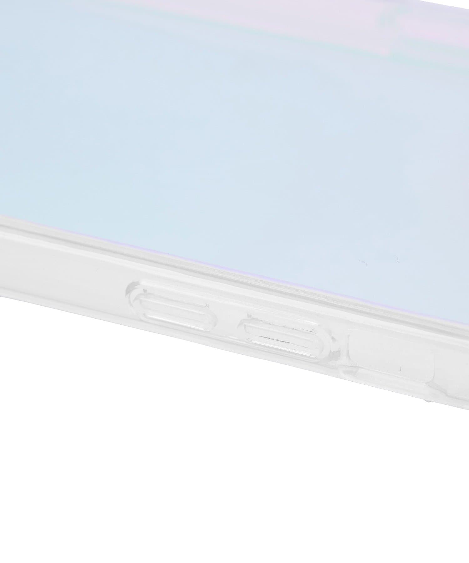 3COINS(スリーコインズ) オーロラスマホケースツヤ：iPhone15/16/17用