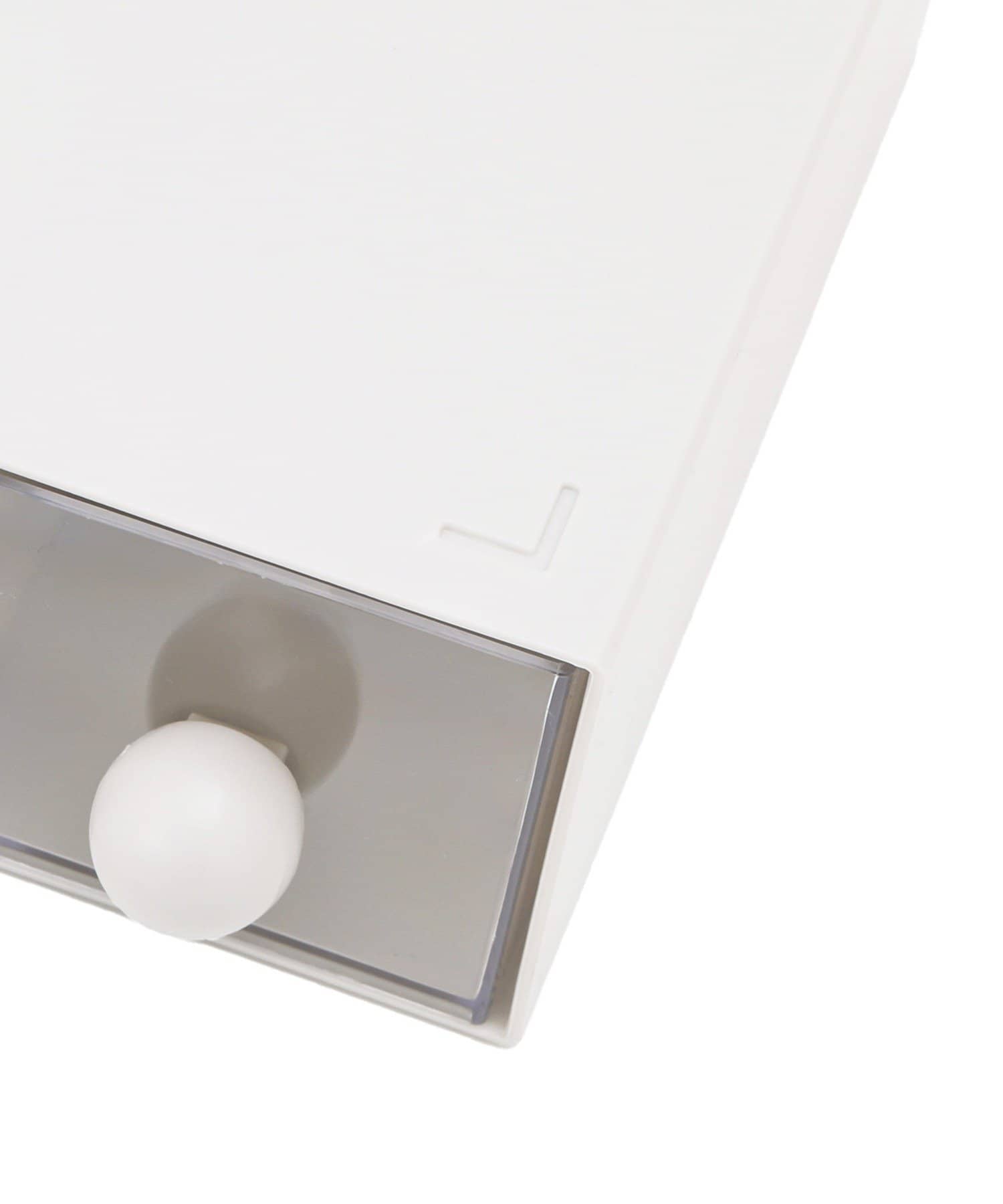 3COINS(スリーコインズ) 卓上収納ケース3仕切り