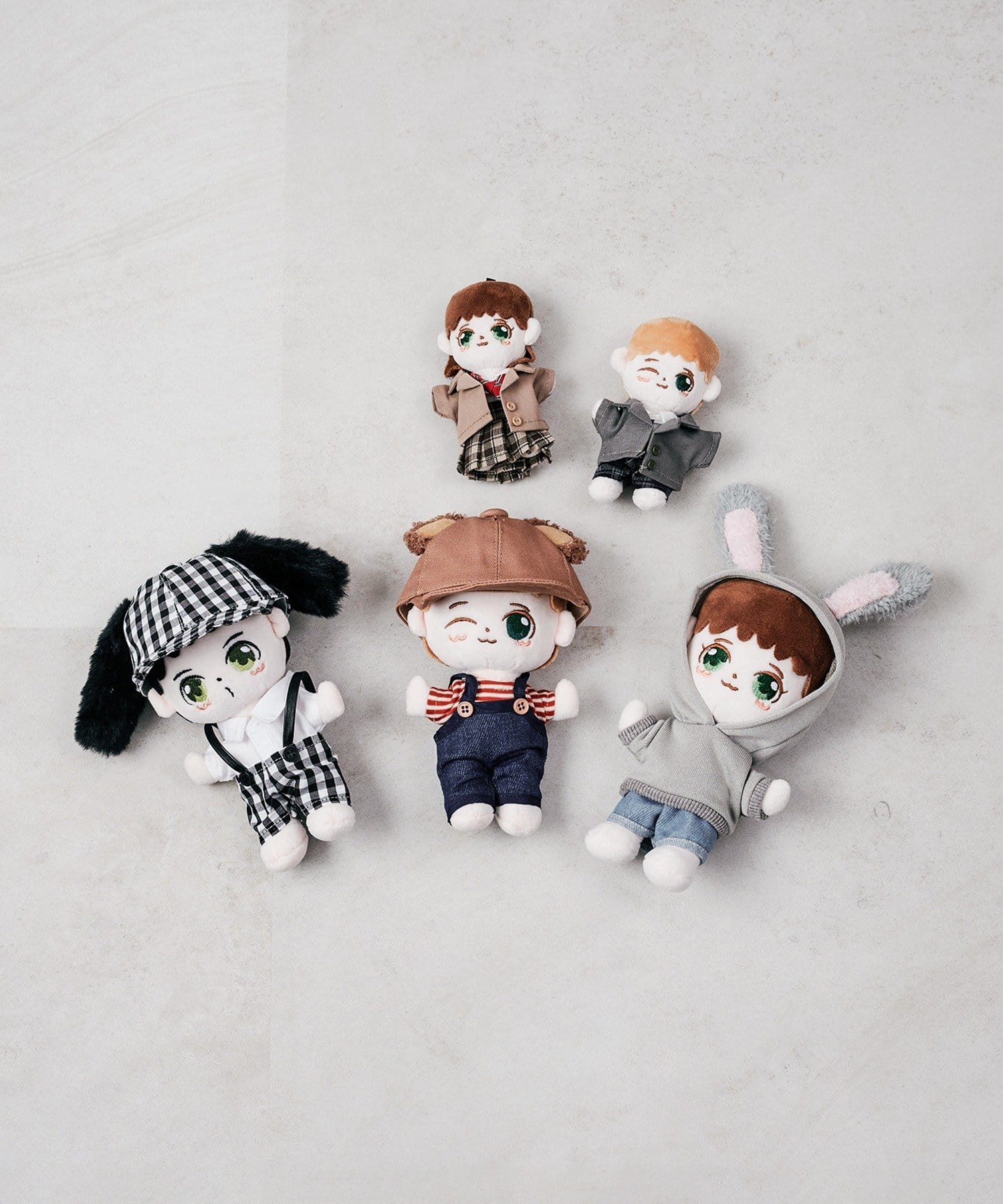 3COINS(スリーコインズ) 推し活ぬい服うさみみ：M