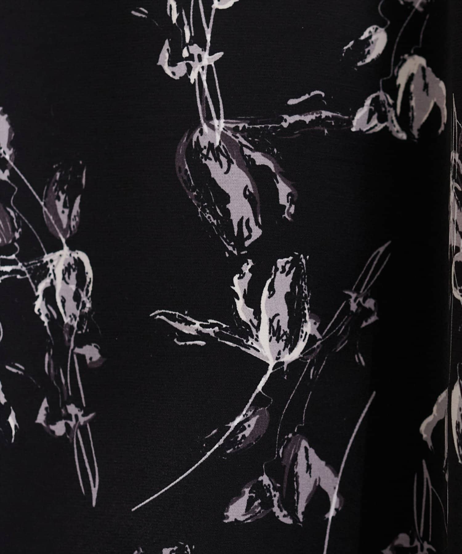 natural couture(ナチュラルクチュール) アートフラワーハイウエストフレアスカート