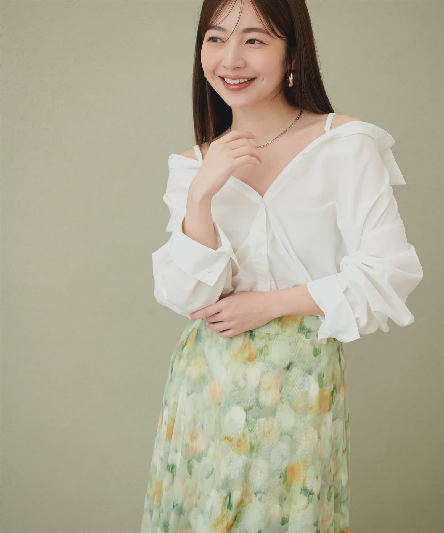 natural couture(ナチュラルクチュール) マルチウェイシャツ