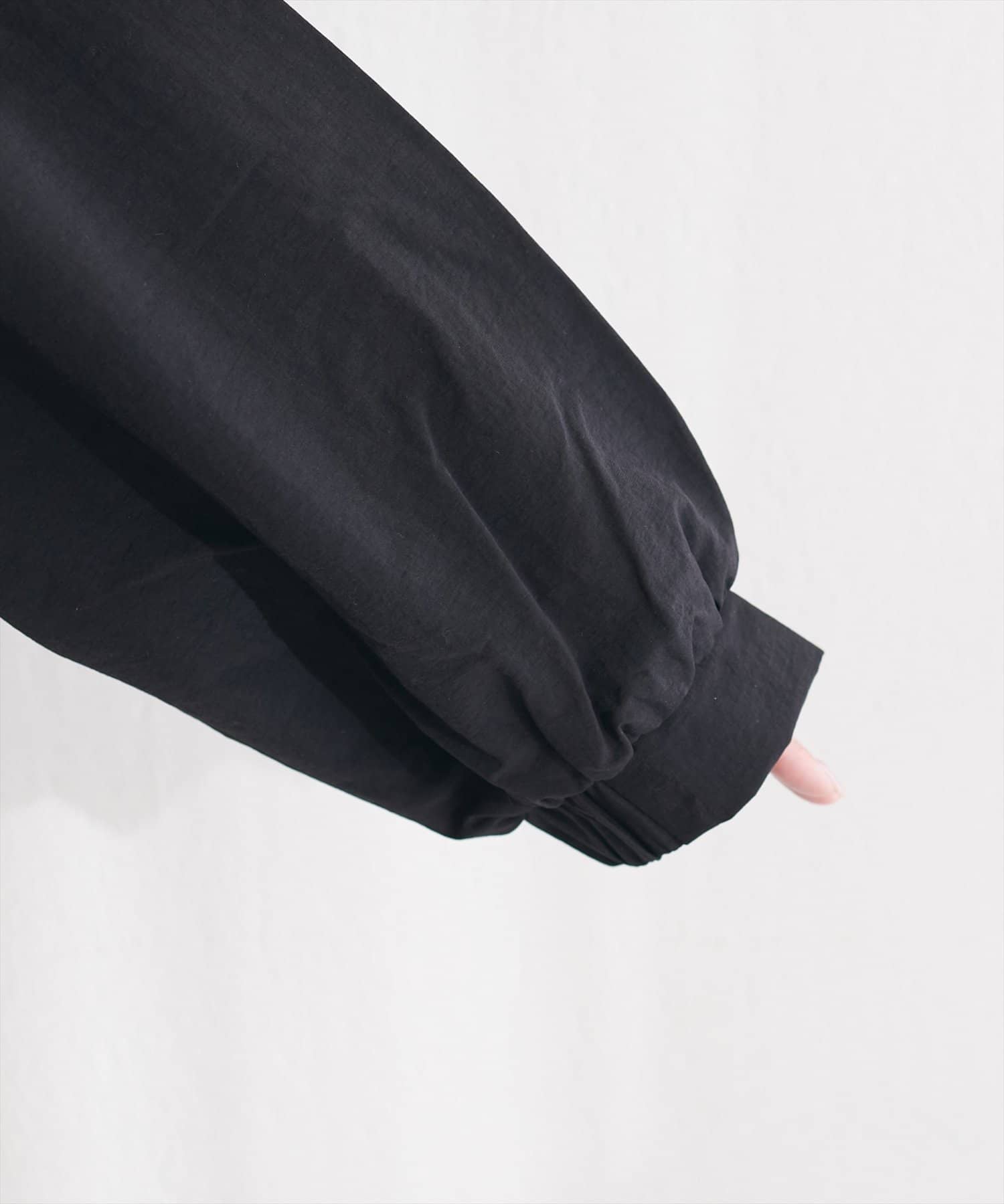 natural couture(ナチュラルクチュール) ナイロンワッシャーバルーンペプラムマンパ