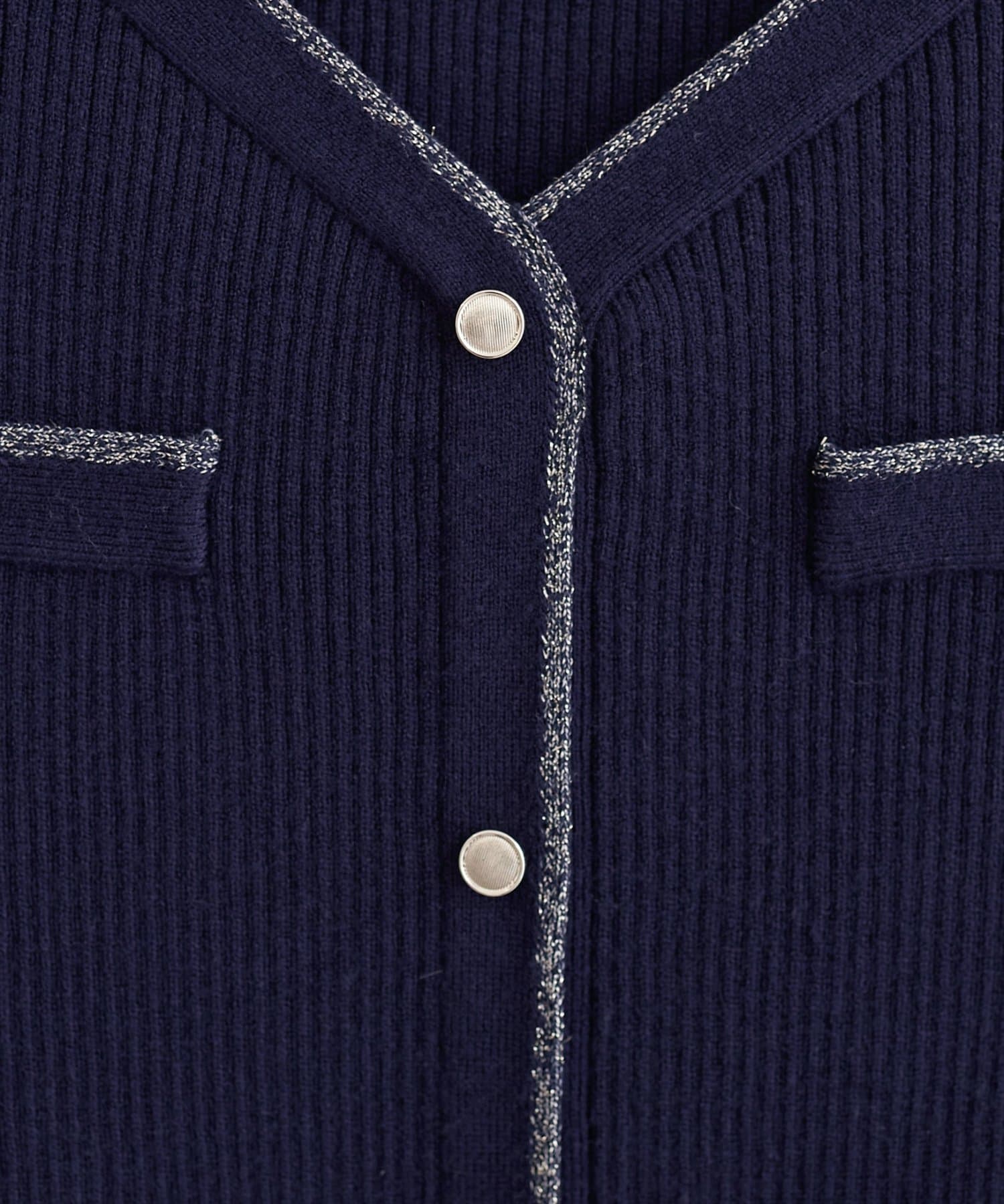 natural couture(ナチュラルクチュール) ラメプリーツニットワンピース