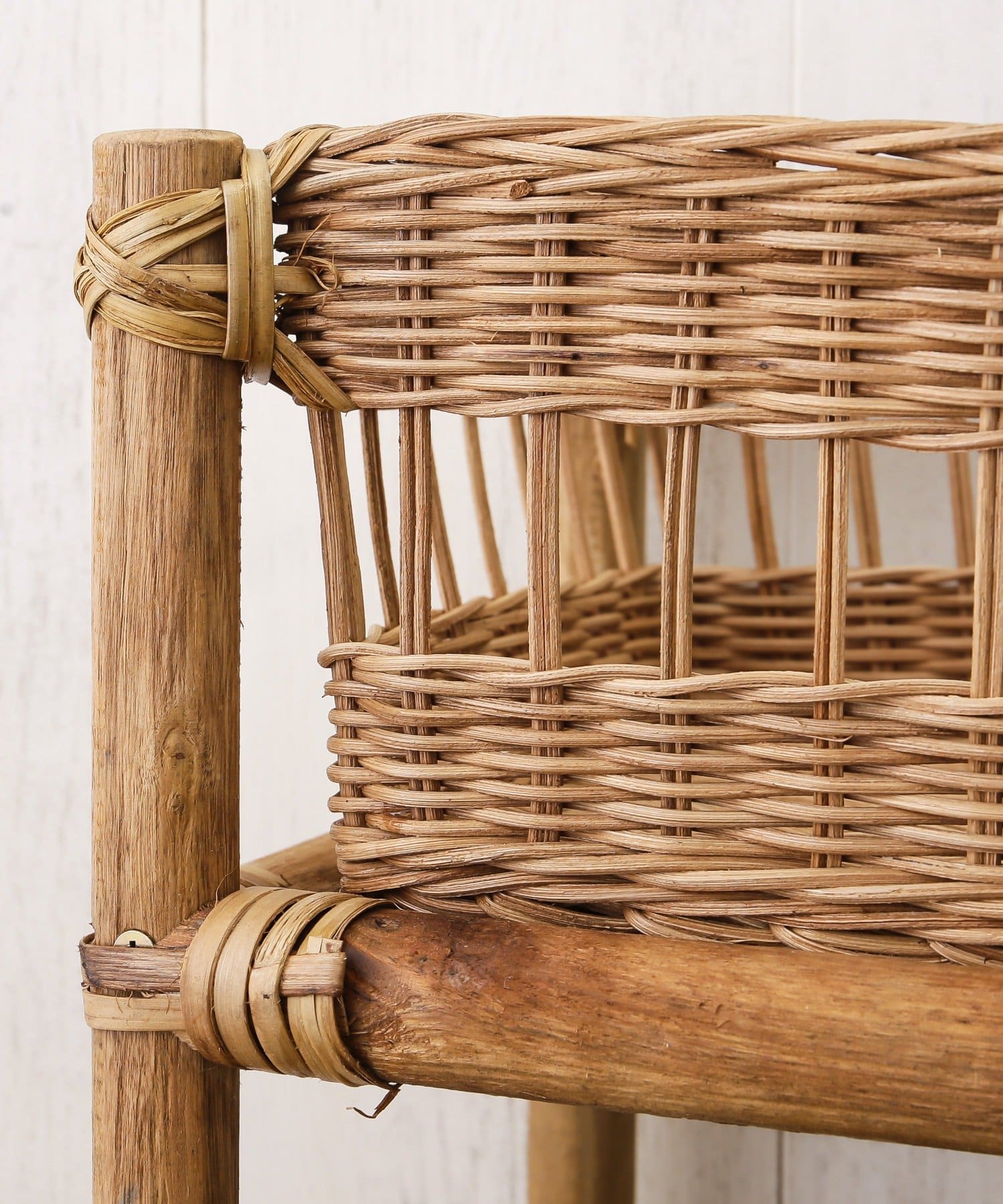 salut!(サリュ) 《WEB限定再入荷》ラタン2段ラック