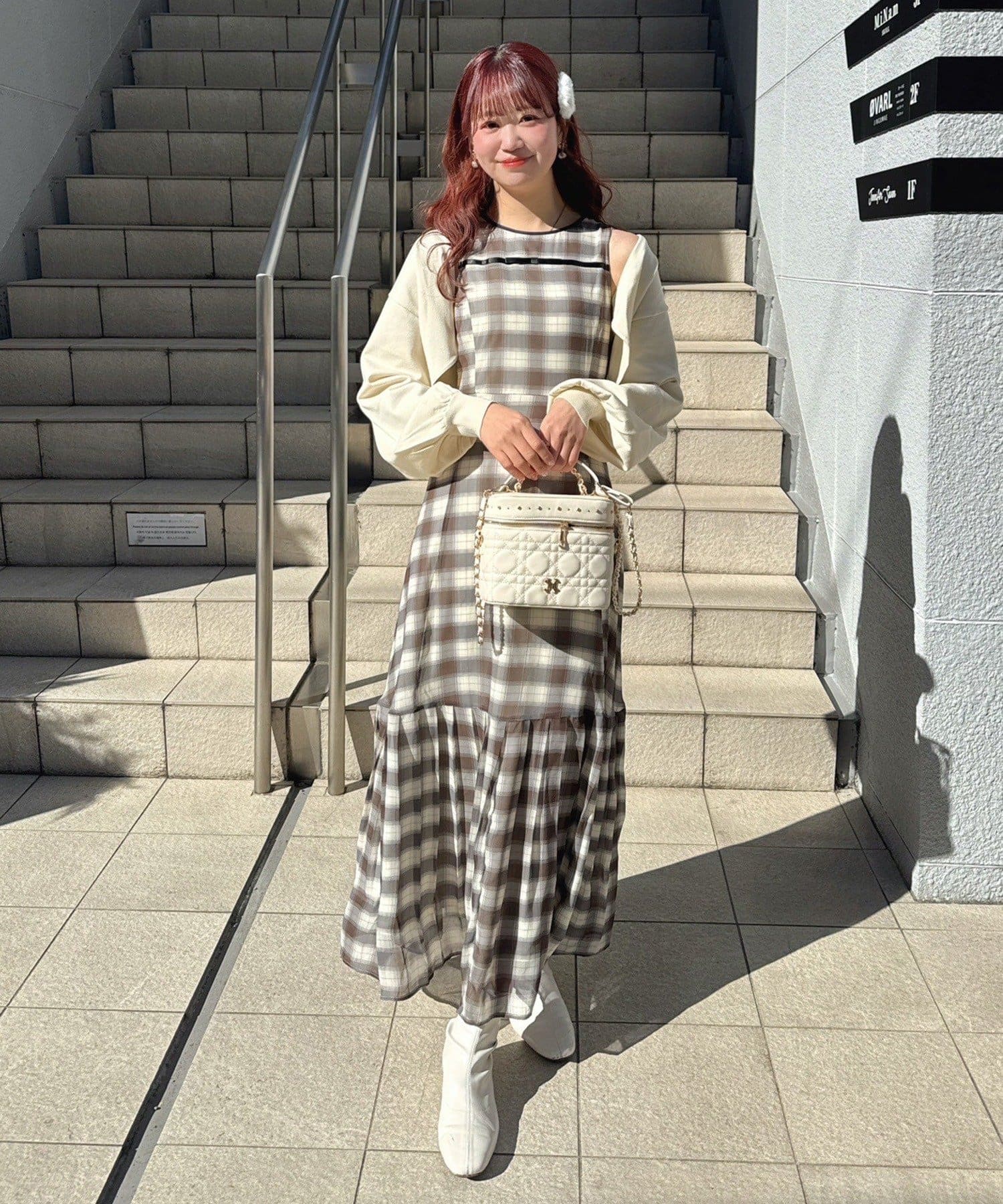 one after another NICE CLAUP(ワンアフターアナザー ナイスクラップ) 【ayano企画】ボレロセットノースリワンピース