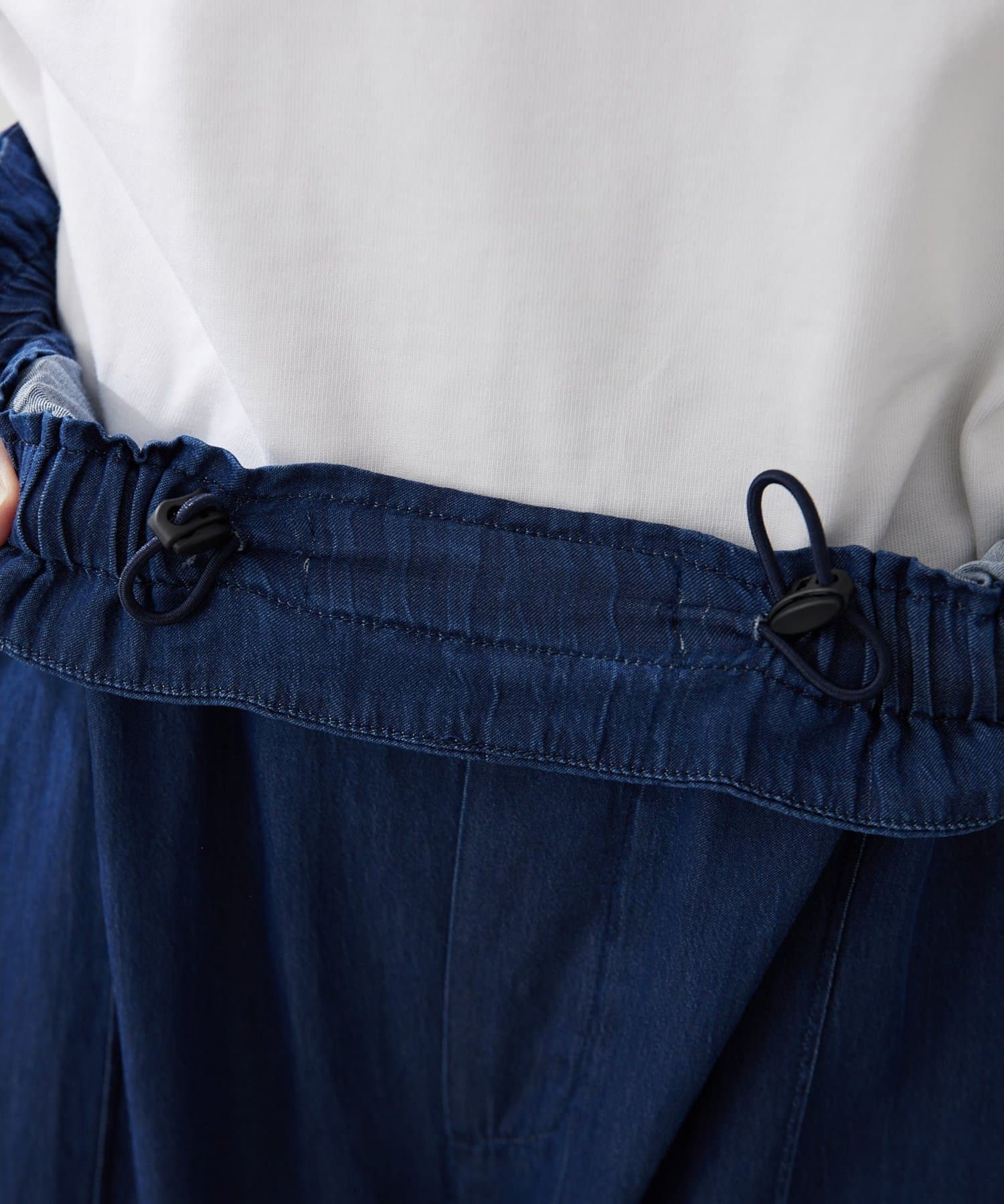 Whim Gazette(ウィム ガゼット) 【Drawing Numbers】ソフトデニムワイドパンツ