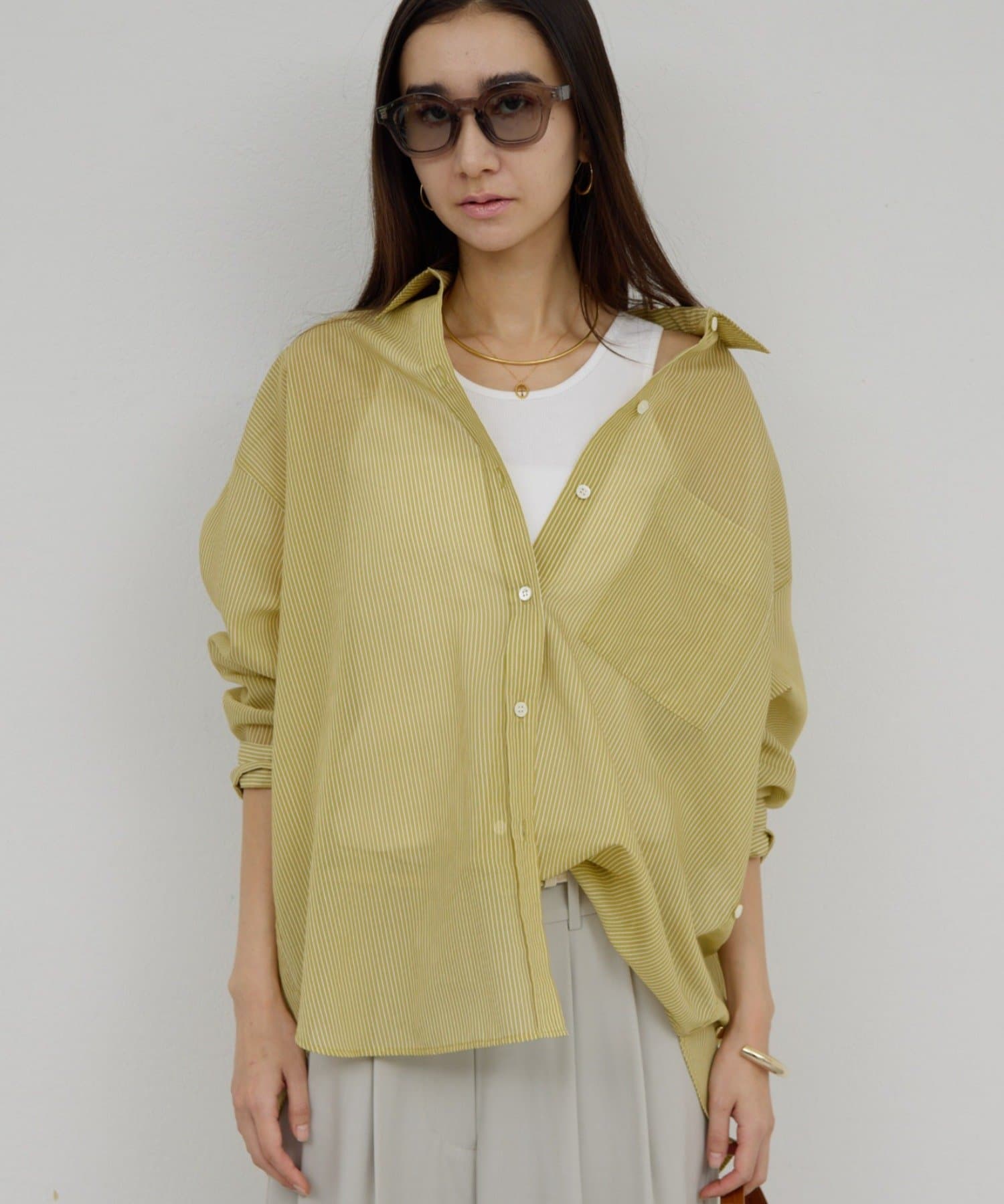 GALLARDAGALANTE(ガリャルダガランテ) 【2WAY】カシュクールローンシャツ