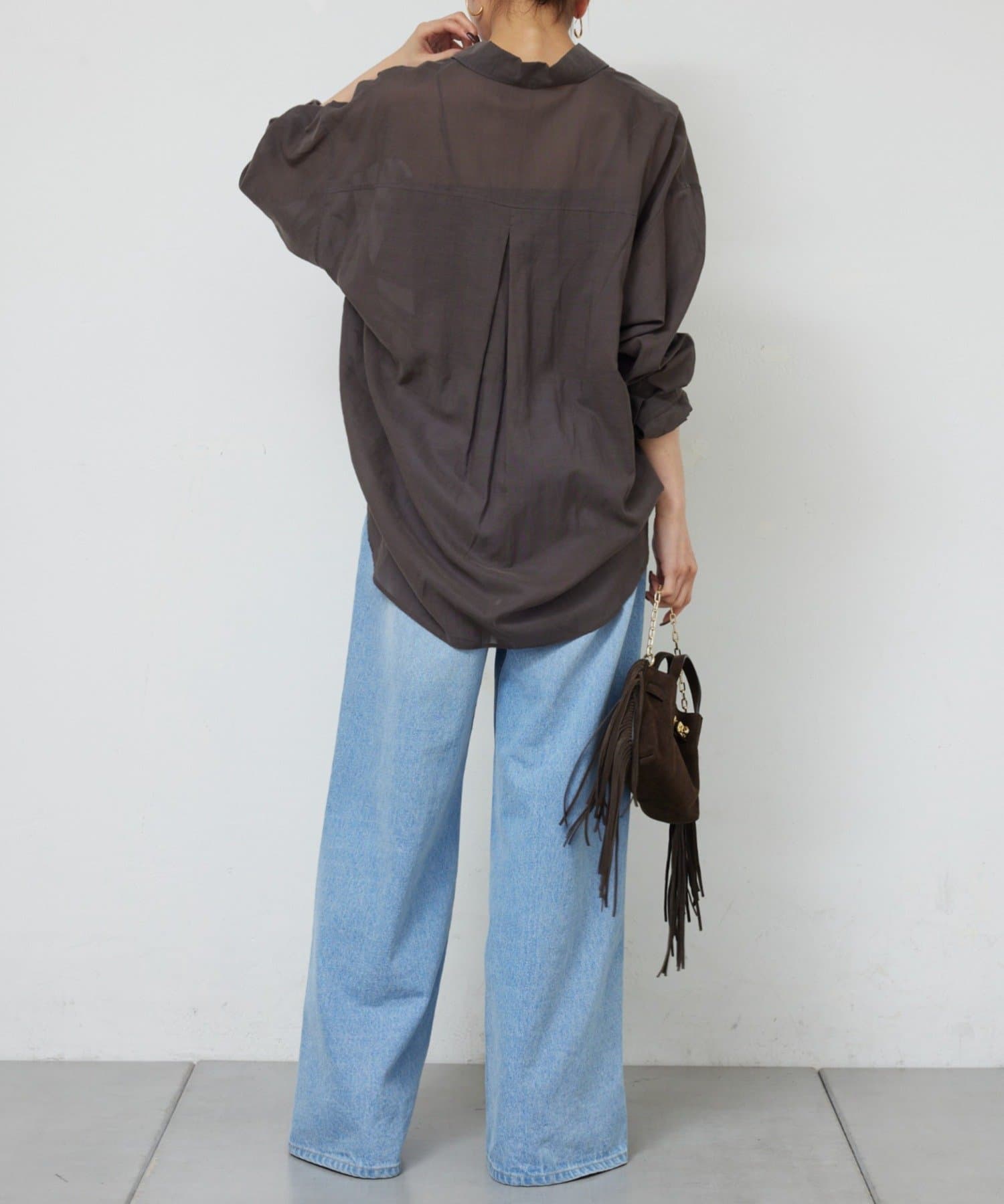 GALLARDAGALANTE(ガリャルダガランテ) 【2WAY】カシュクールローンシャツ