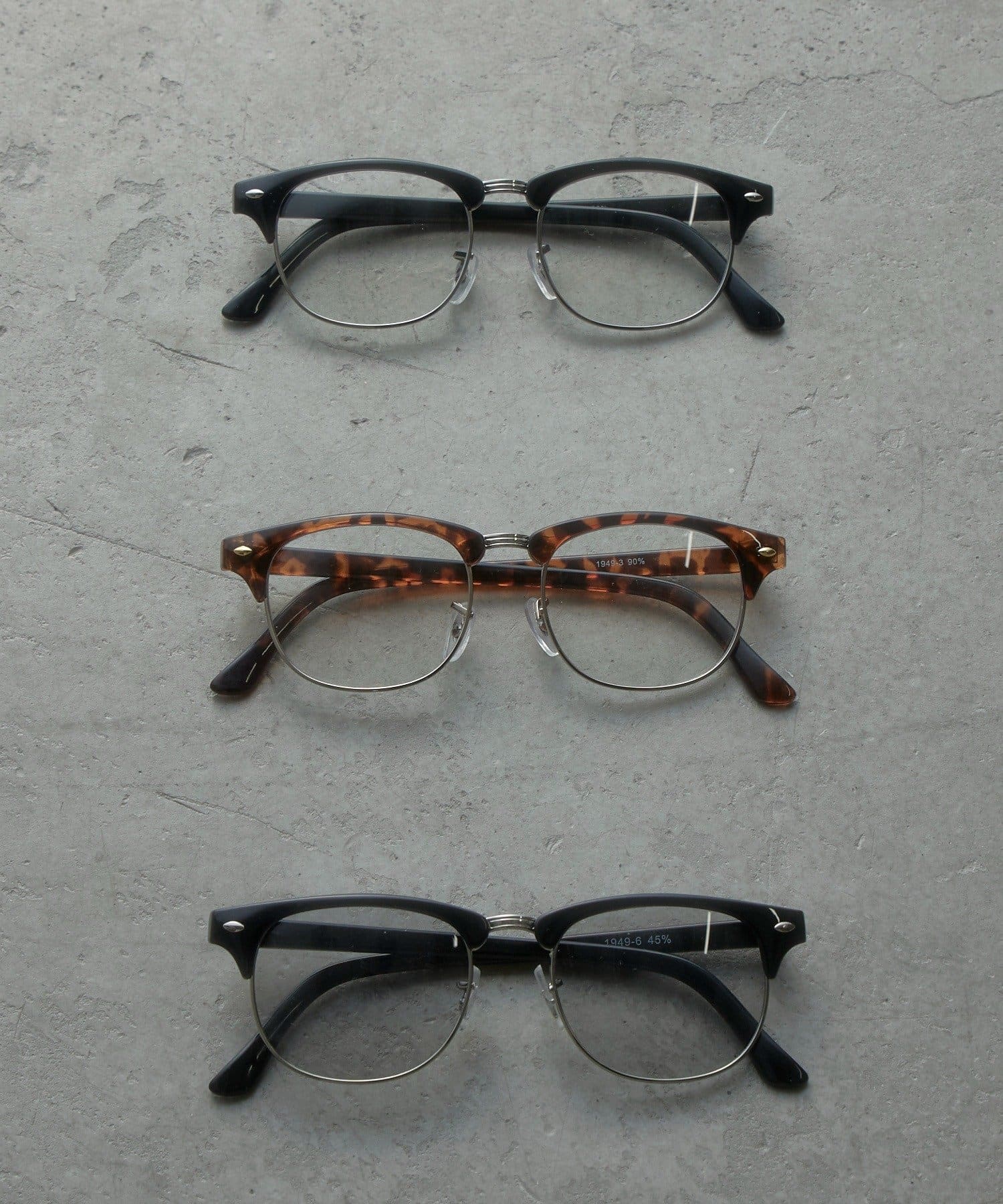 Lui's(ルイス) 【MAY企画】サーモントハーフリムカラーレンズサングラス　メガネ