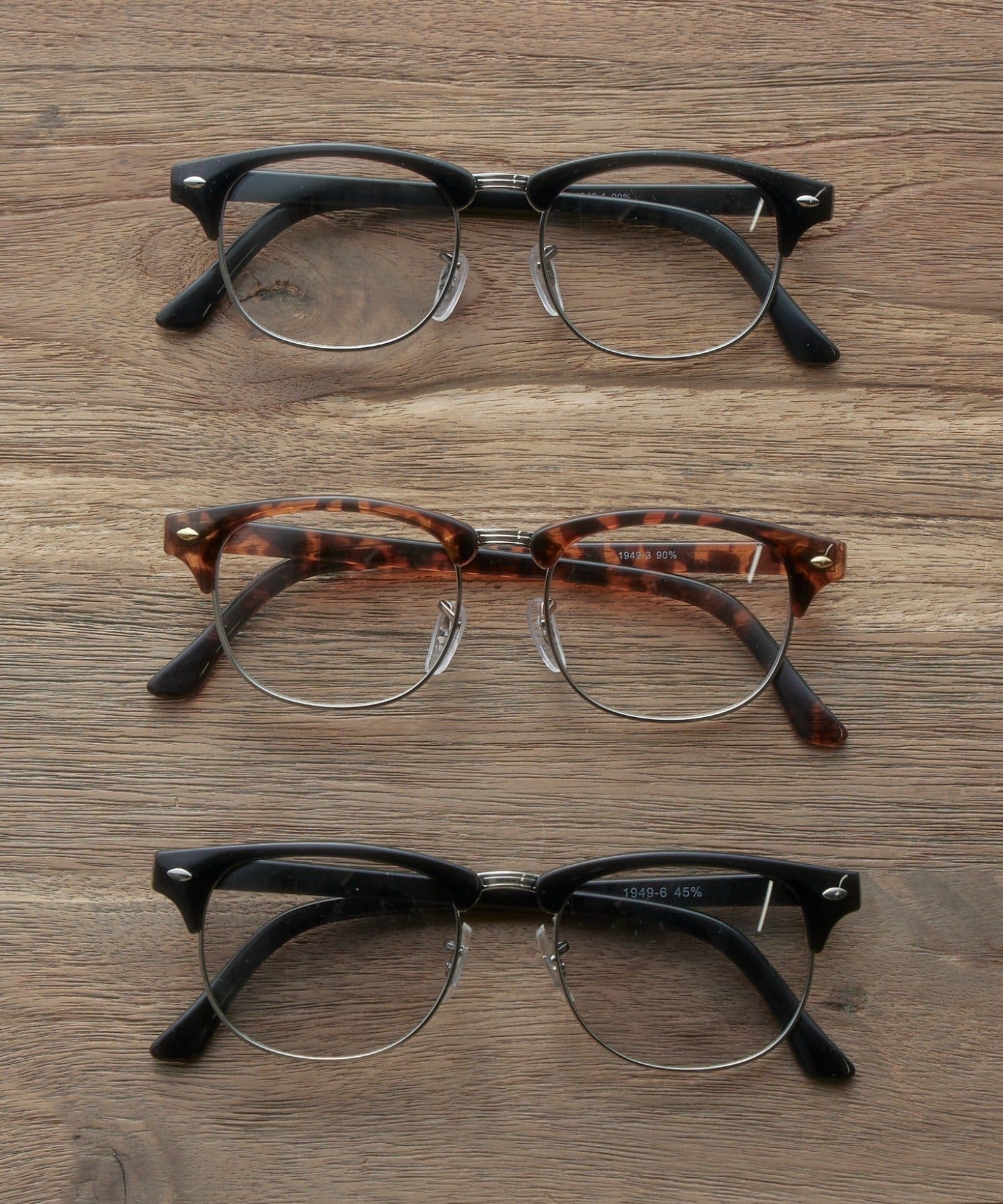 Lui's(ルイス) 【MAY企画】サーモントハーフリムカラーレンズサングラス　メガネ