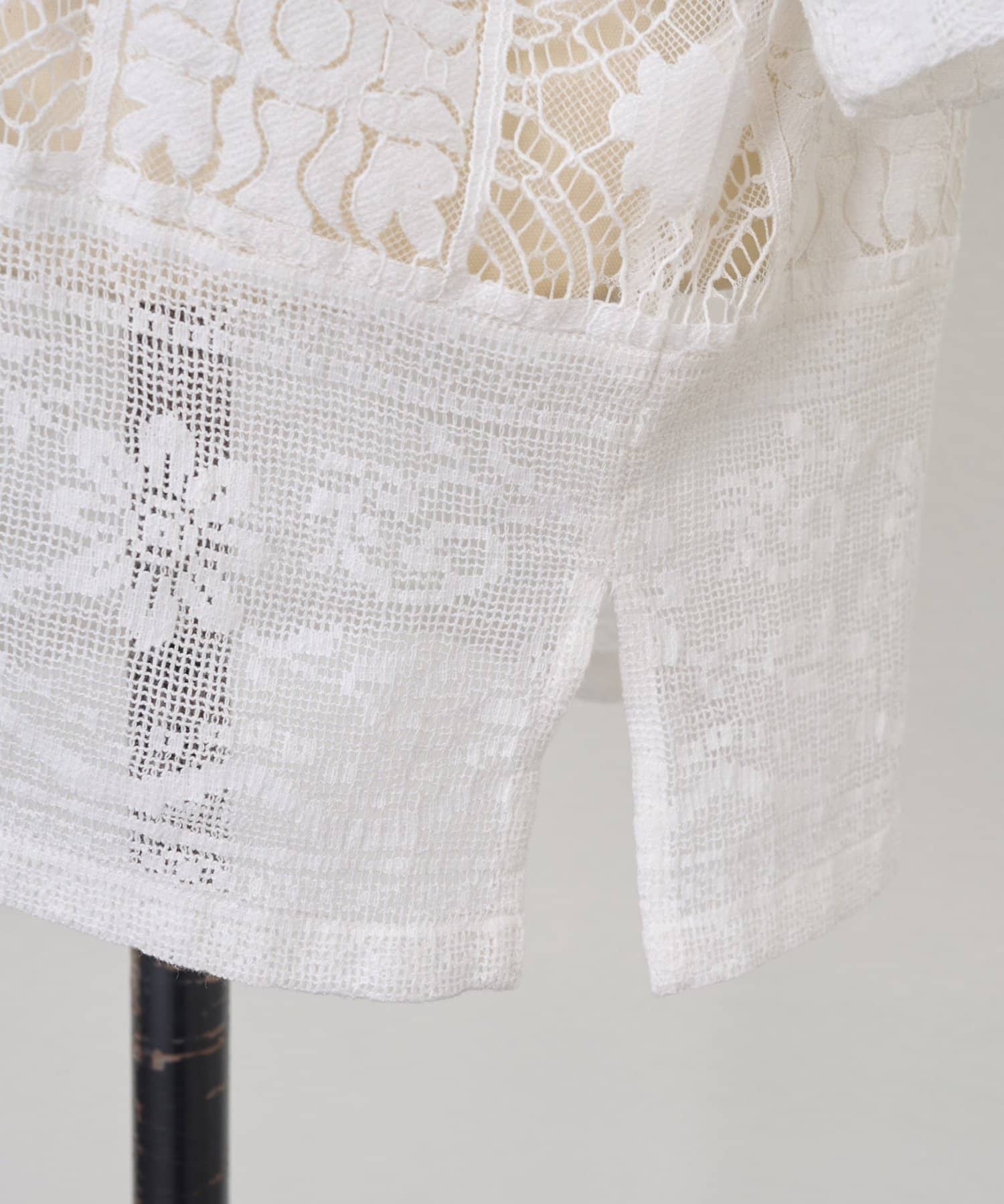 BEARDSLEY(ビアズリー) 《4/2(木)18：00予約開始》MIXレースシャツ