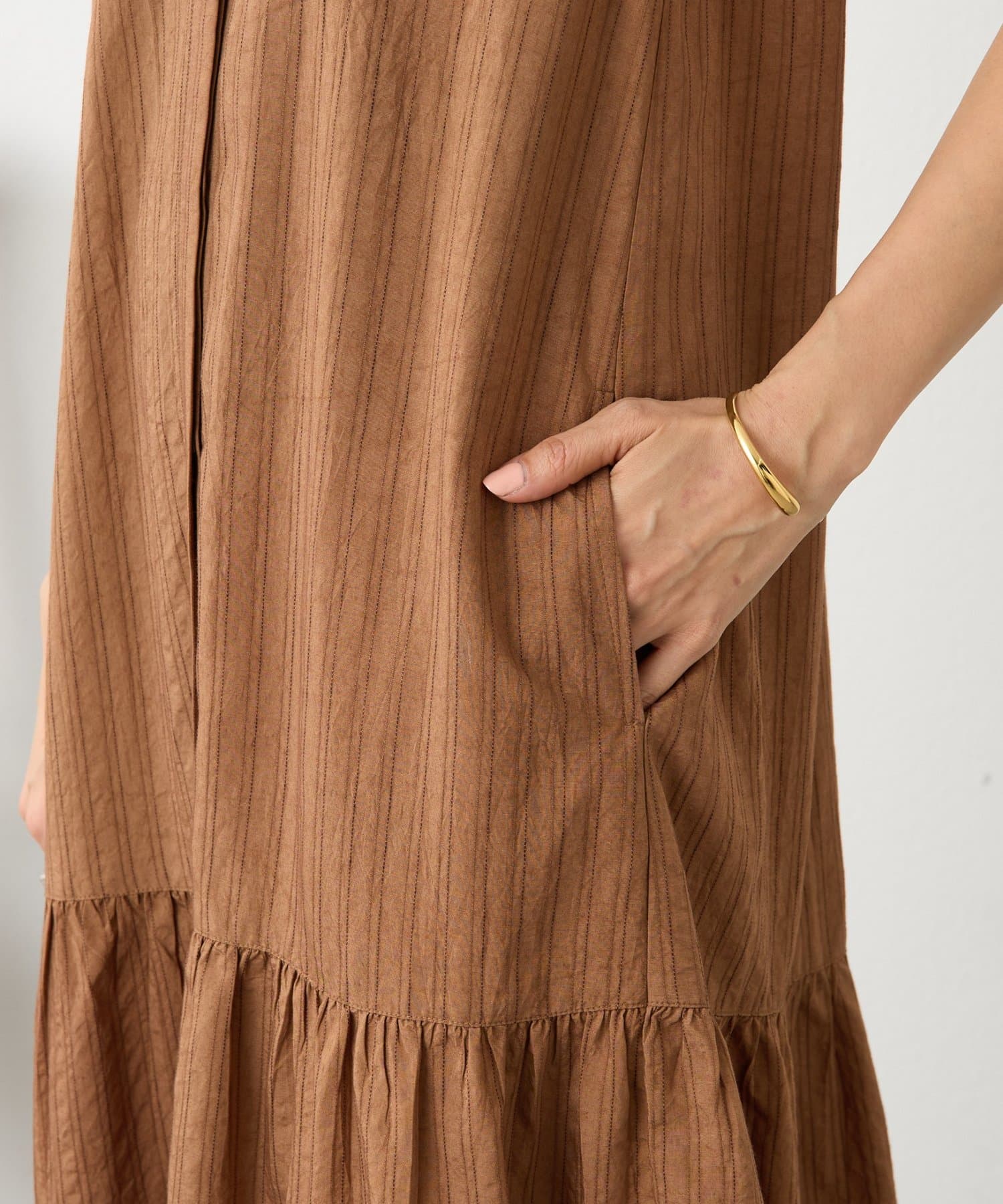 BEARDSLEY(ビアズリー) 《4/1(水)20：00予約開始》ナチュラルストライプワンピース