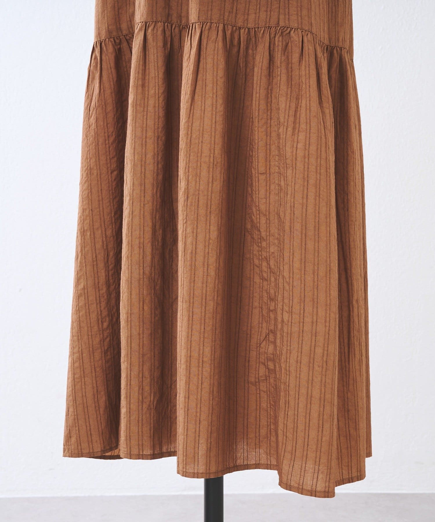 BEARDSLEY(ビアズリー) ナチュラルストライプワンピース