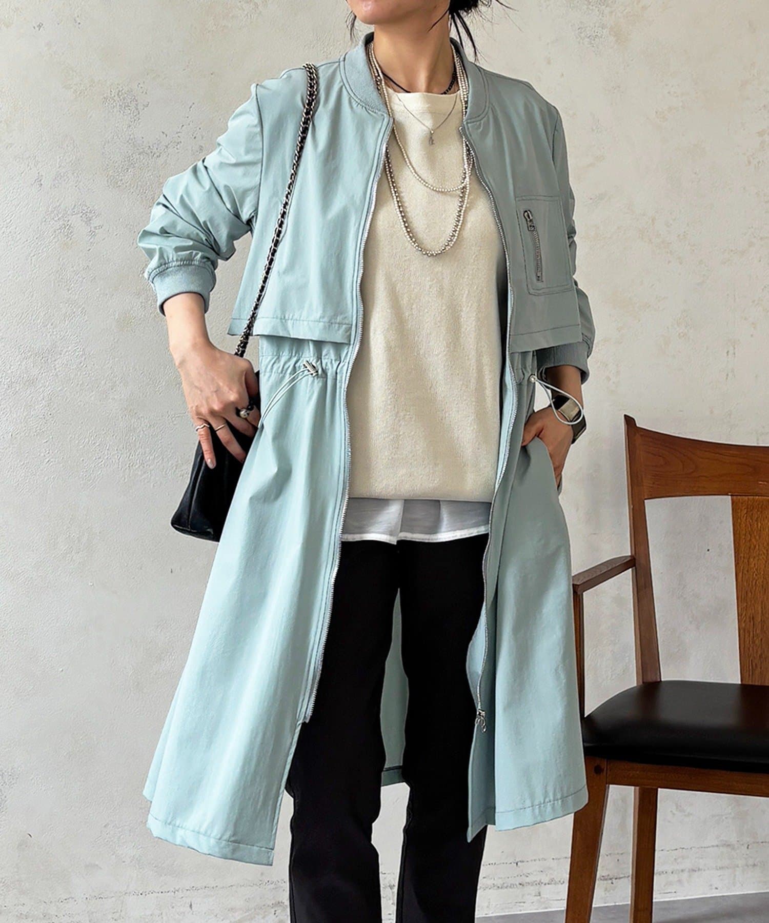 un dix cors(アンディコール) ウエストドロストコート