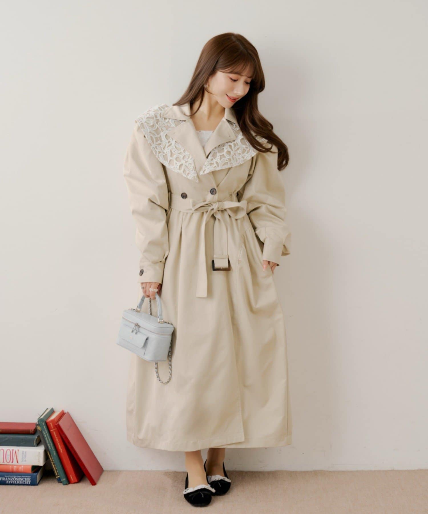 Chico(チコ) 【アリシアコラボ / SALON by Chico】2wayBIGカラーパワショルトレンチコート