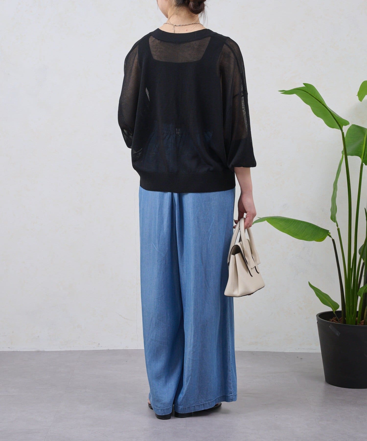 Jena　espace merveilleux(ジェナ　エスパスメルヴェイユ) ワンボタンドルマンカーディガン