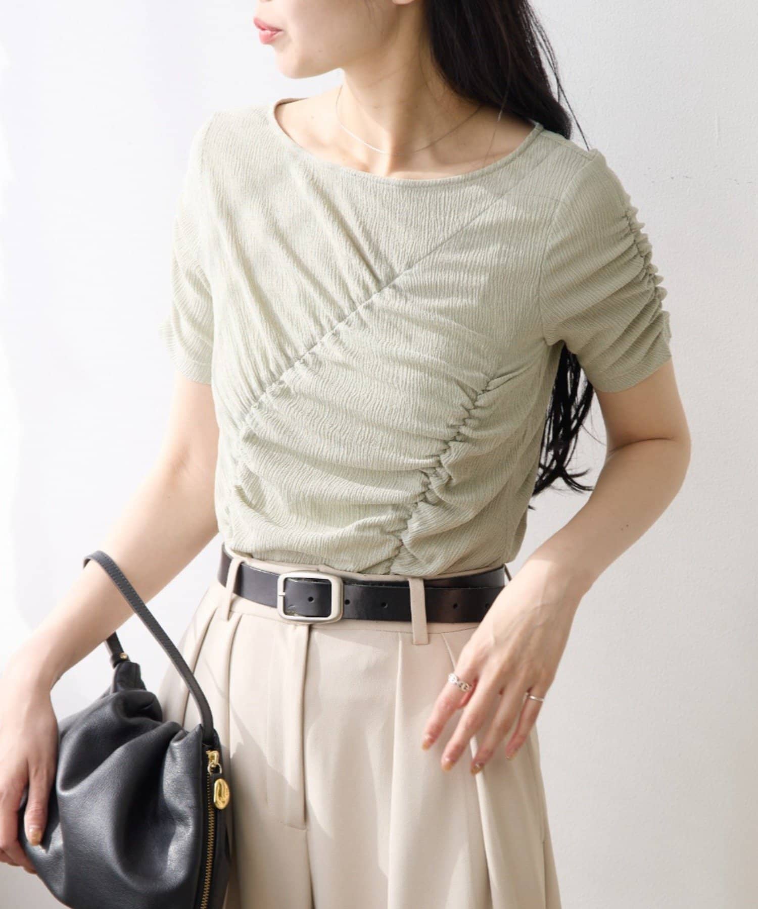 gemeil(ジェムイル) シャーリングトップス(IF-330)