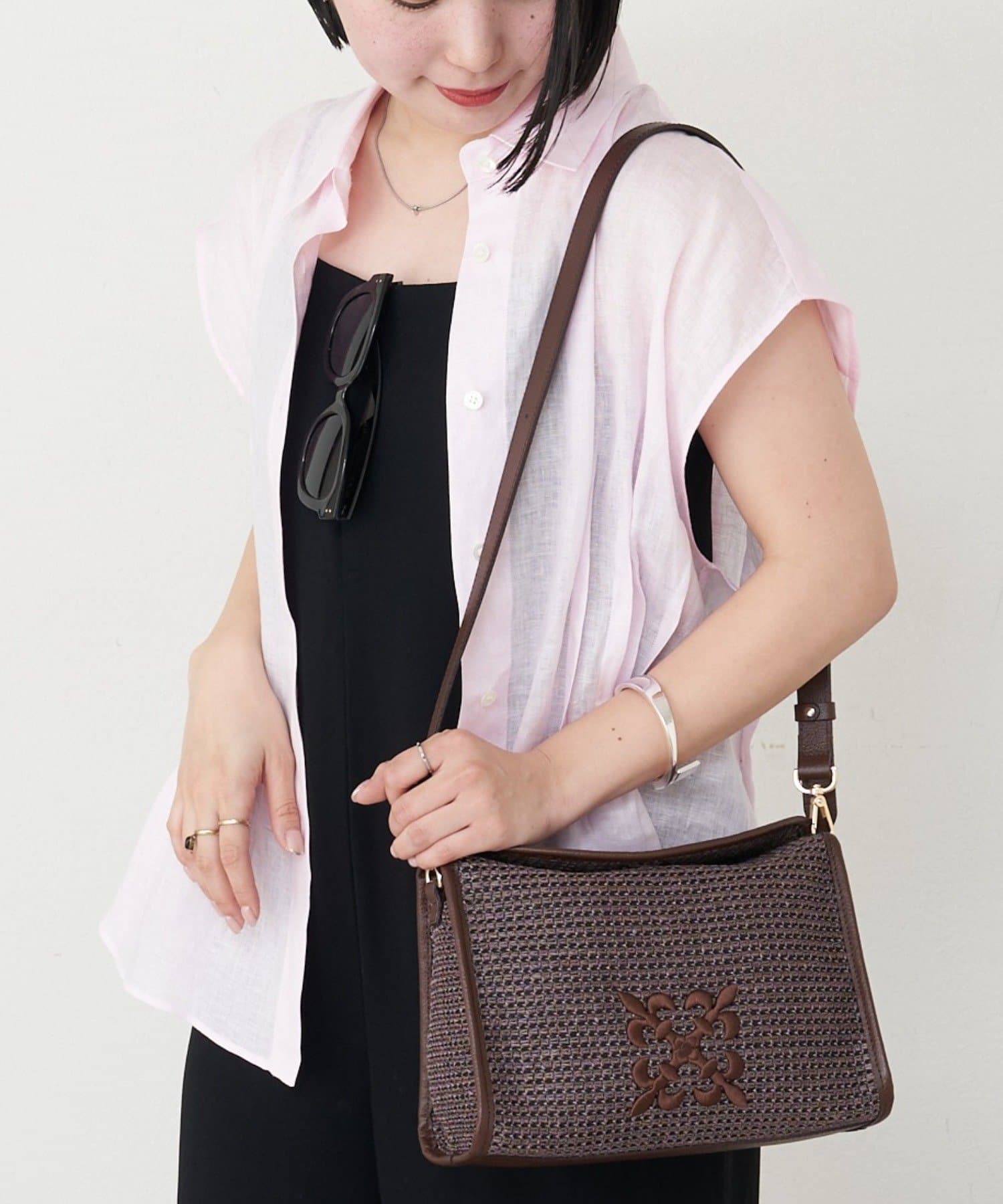 russet(ラシット) リネンタックドウエストシャツ