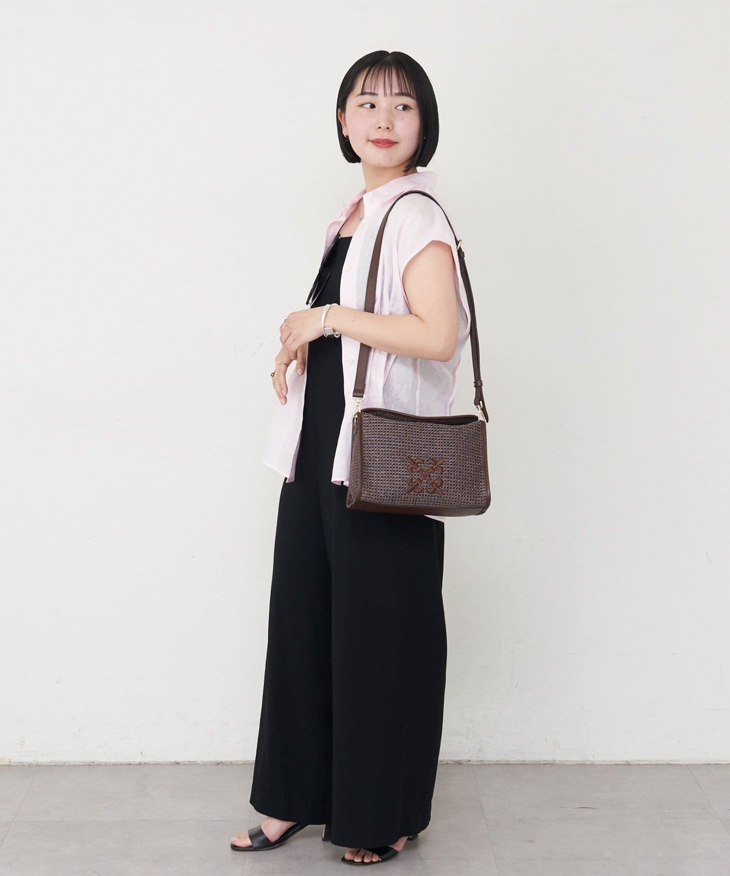 russet(ラシット) リネンタックドウエストシャツ