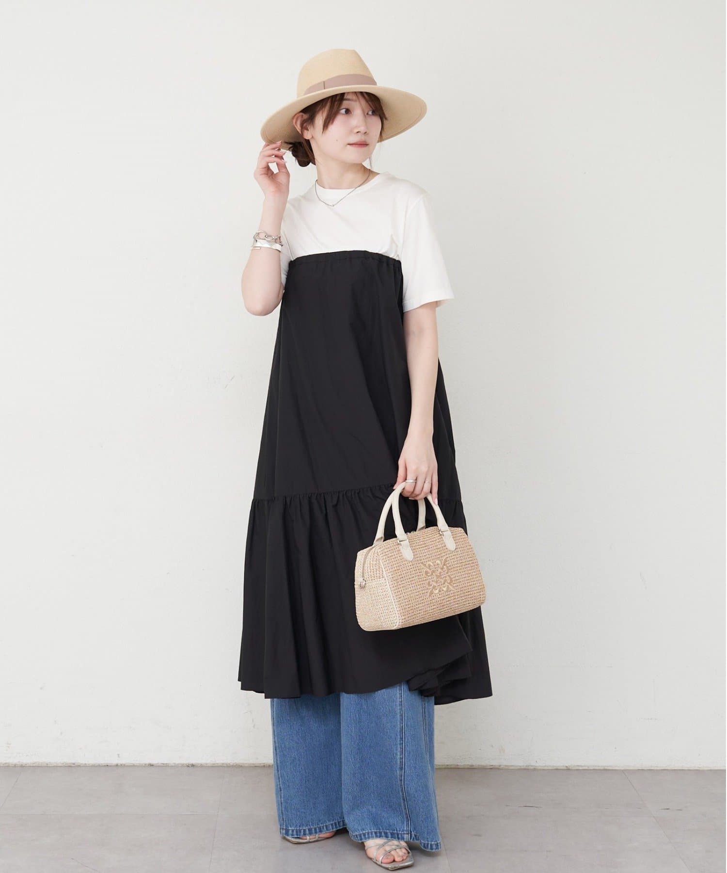 russet(ラシット) ティアードロングスカート