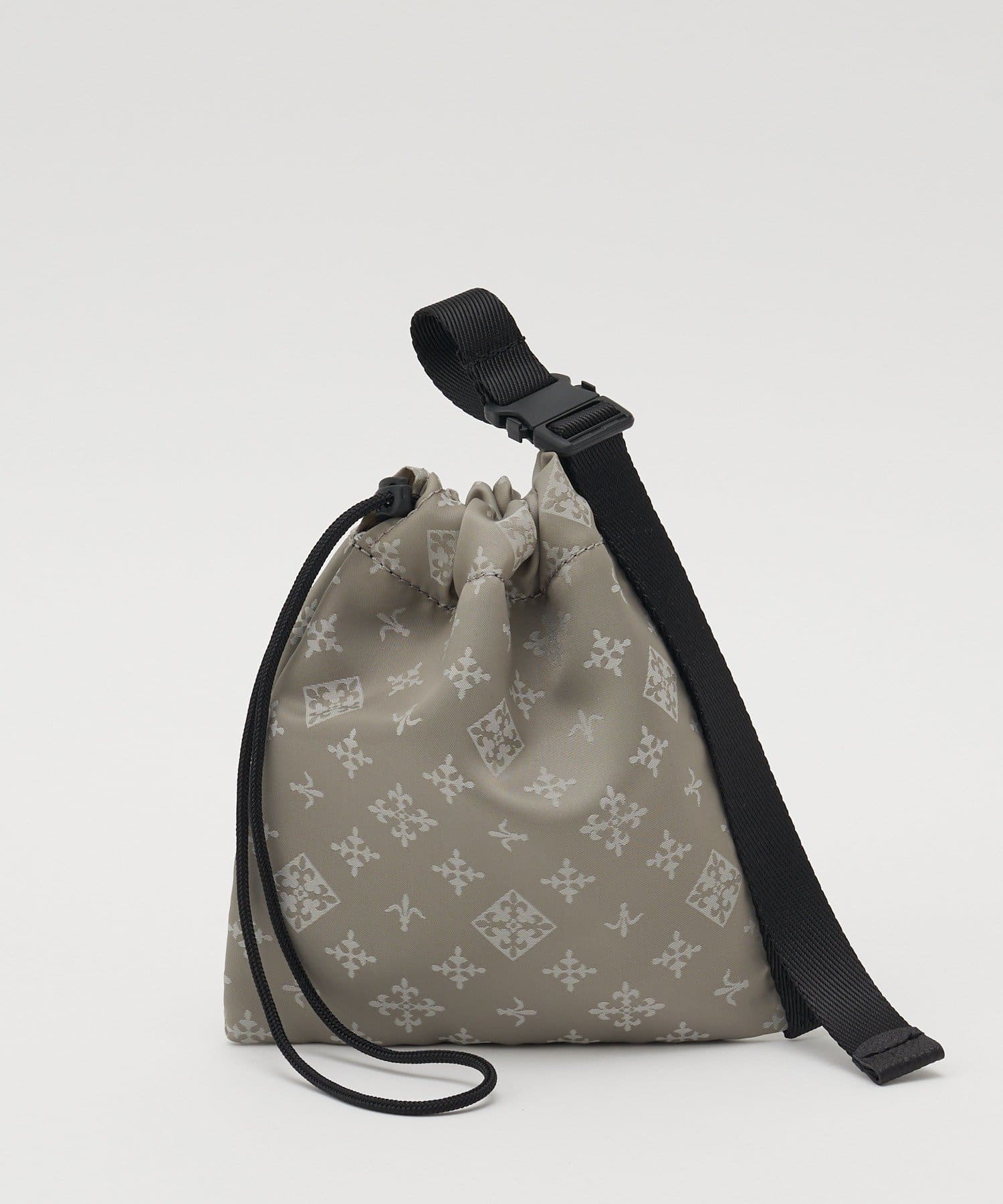 russet(ラシット) ナイロンジャガード巾着ポーチ S