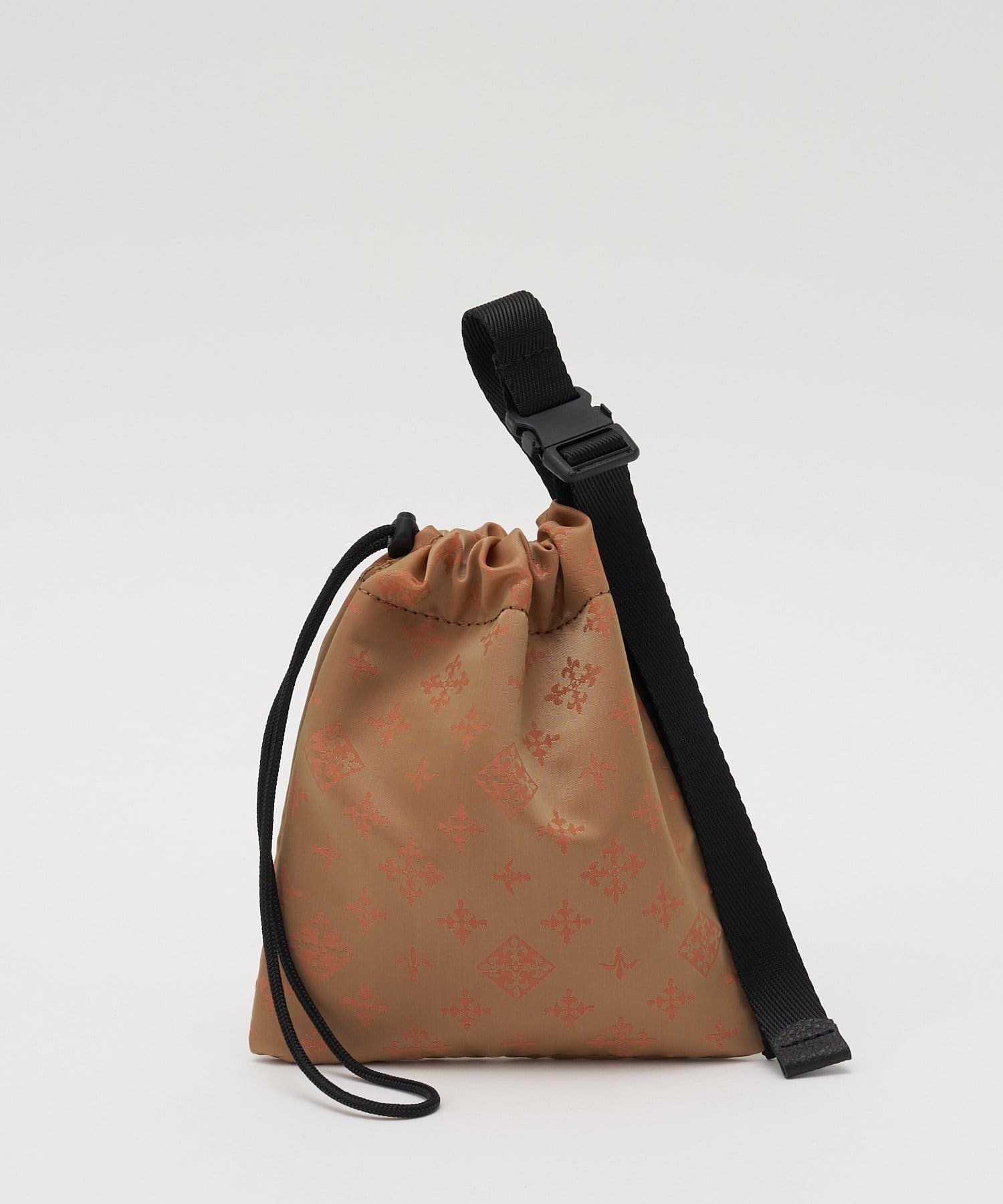 russet(ラシット) ナイロンジャガード巾着ポーチ S