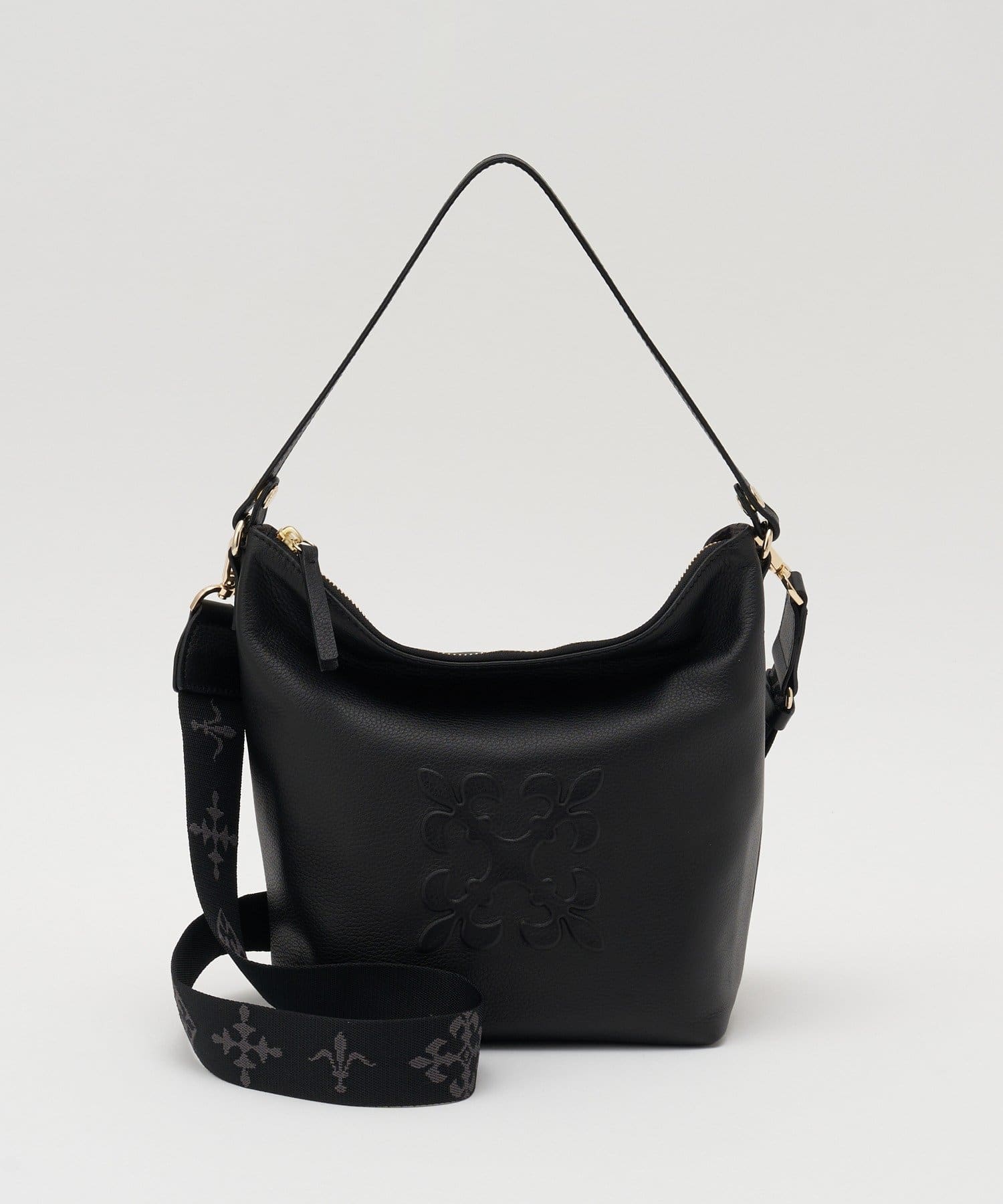 russet(ラシット) 《WEB限定》エンボスモノグラム2WAYミニショルダーバッグ