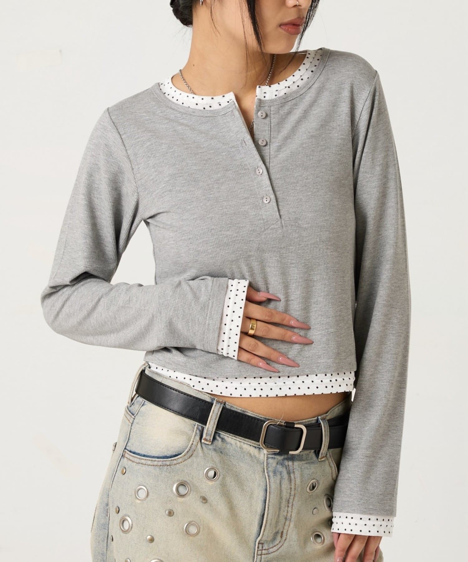 WHO’S WHO gallery(フーズフーギャラリー) 【WEB限定カラーあり】LAYERED TOPS