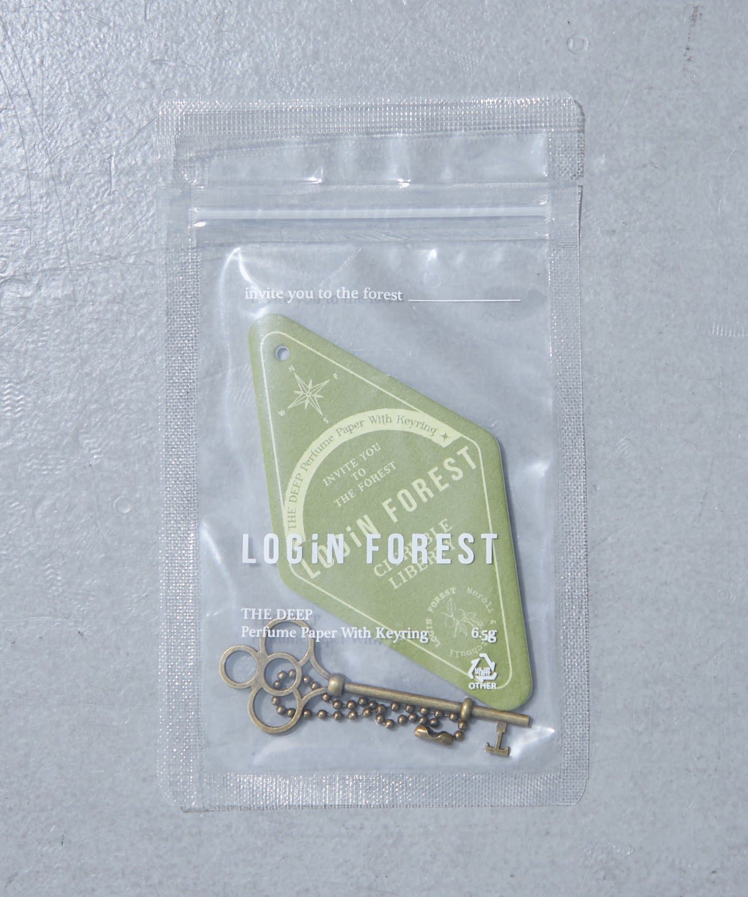BIRTHDAY BAR(バースデイバー) 【Login Forest】Keyring Perfume Sachet　サシェ