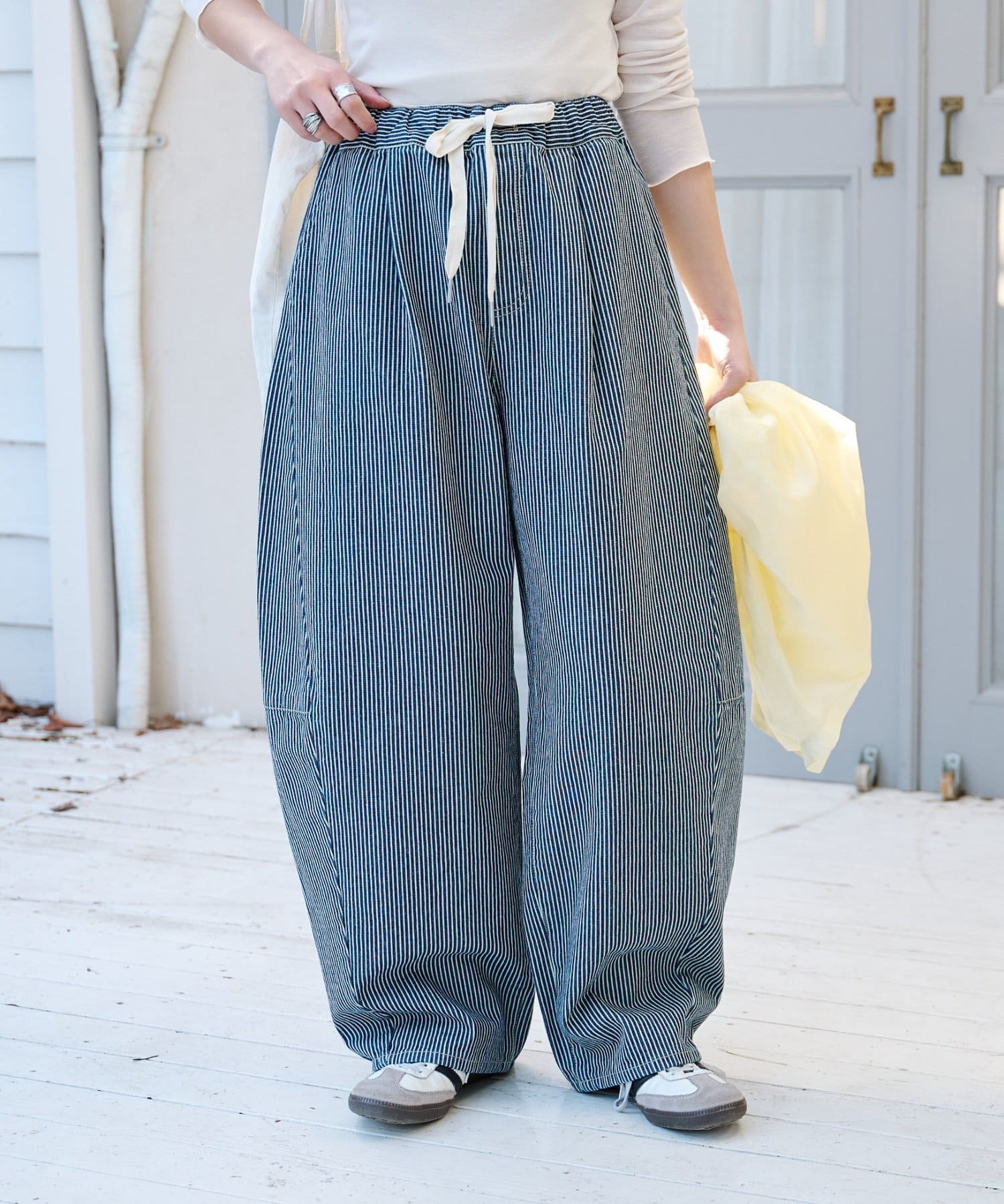 CIAOPANIC TYPY(チャオパニックティピー) 【3サイズ展開】デニムバレルイージーパンツ