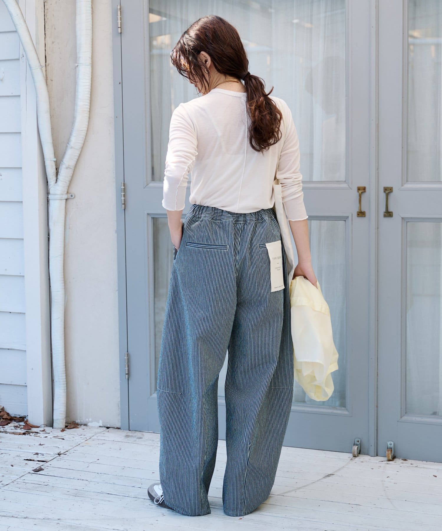 CIAOPANIC TYPY(チャオパニックティピー) 【3サイズ展開】デニムバレルイージーパンツ