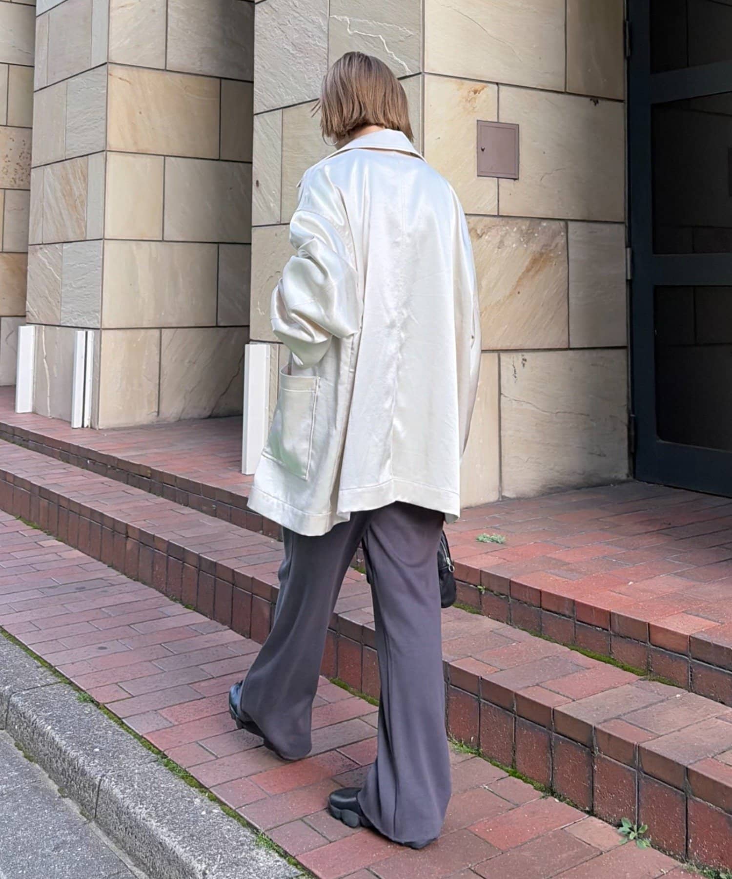 CIAOPANIC TYPY(チャオパニックティピー) 【PON企画】サテンBIGシャツジャケット/PALCLOSET限定