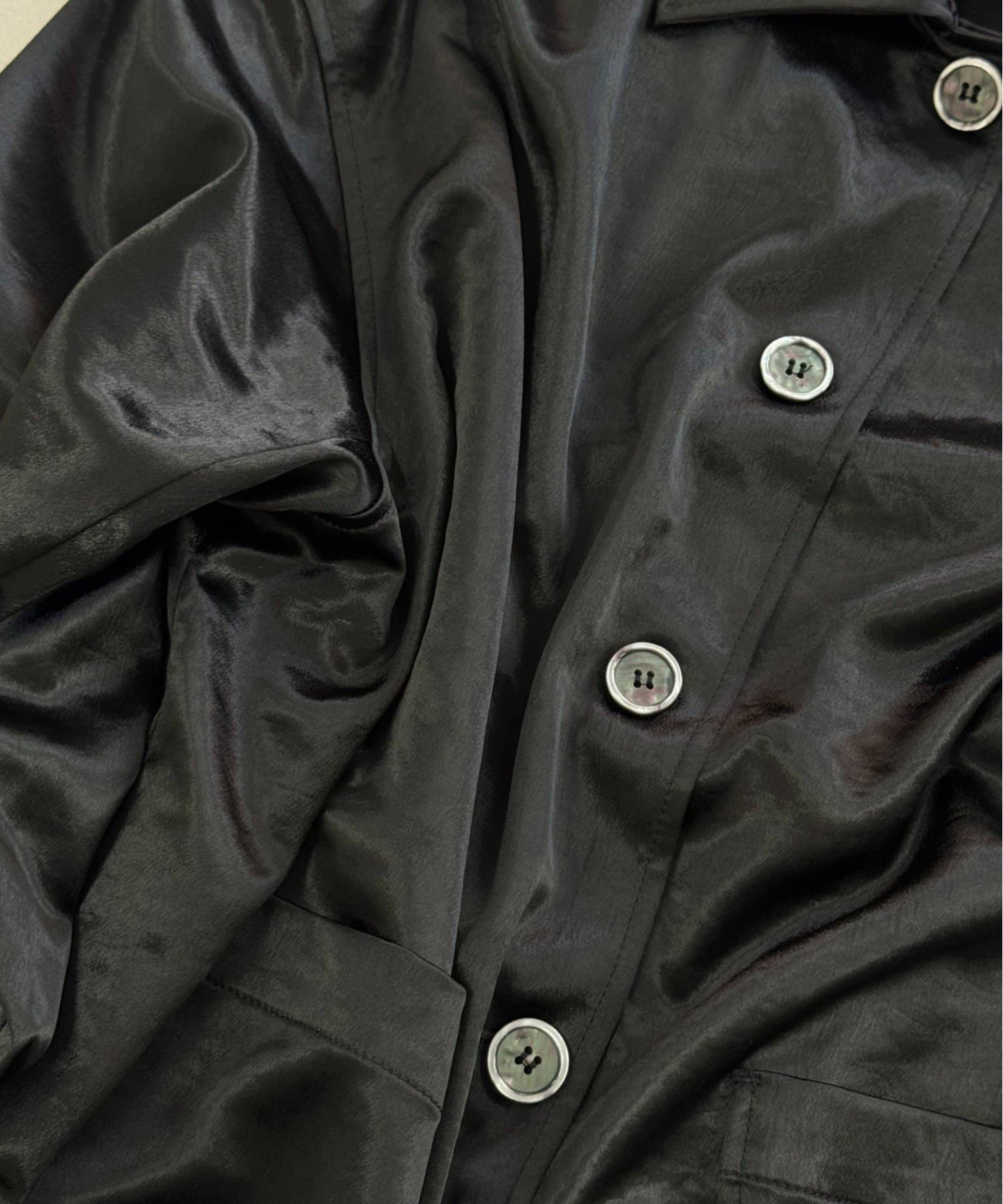 CIAOPANIC TYPY(チャオパニックティピー) 【期間限定！セットフェア開催中】【PON企画】サテンBIGシャツジャケット/PALCLOSET限定