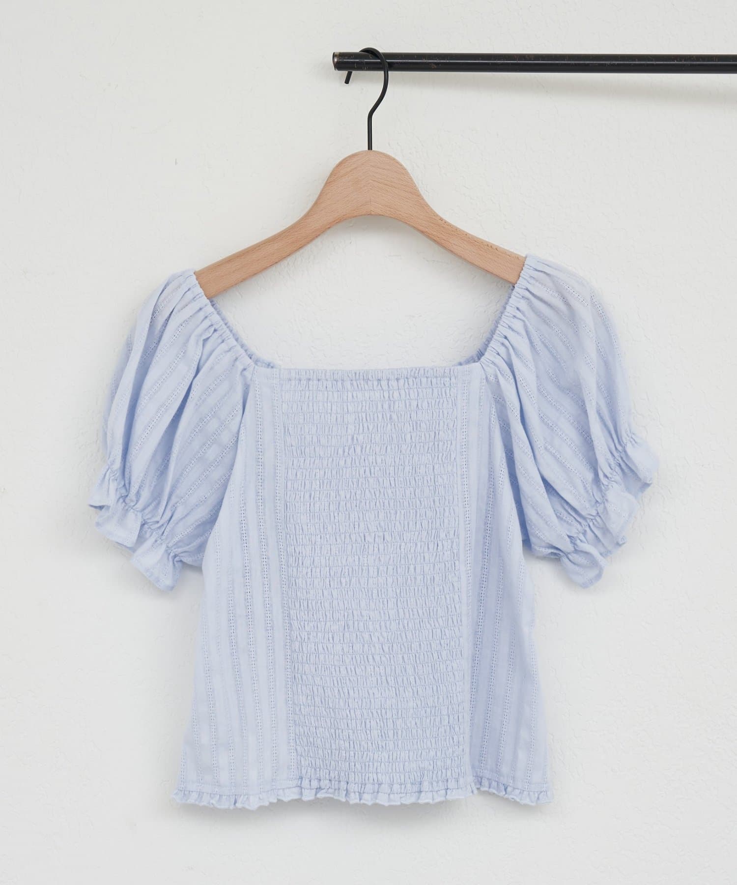 DISCOAT(ディスコート) 【umm.】フリル半袖ブラウス