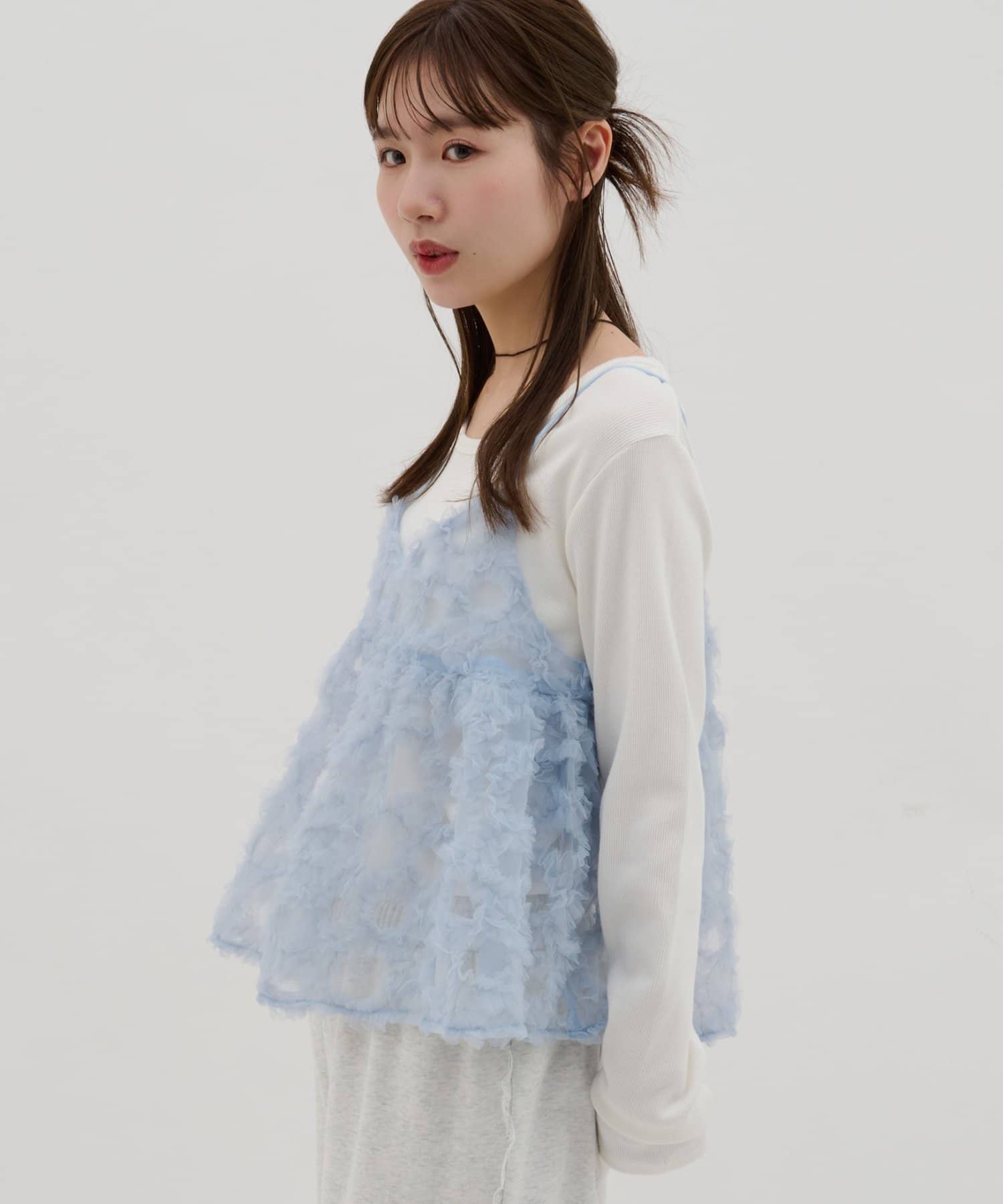 DISCOAT(ディスコート) 【umm.】立体レースキャミ