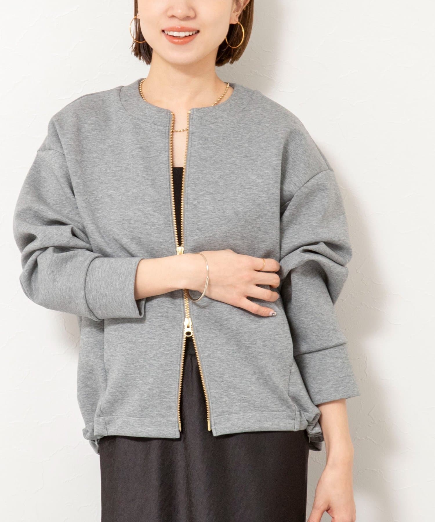 NOLLEY'S(ノーリーズ) ウォッシャブルダンボールブルゾン